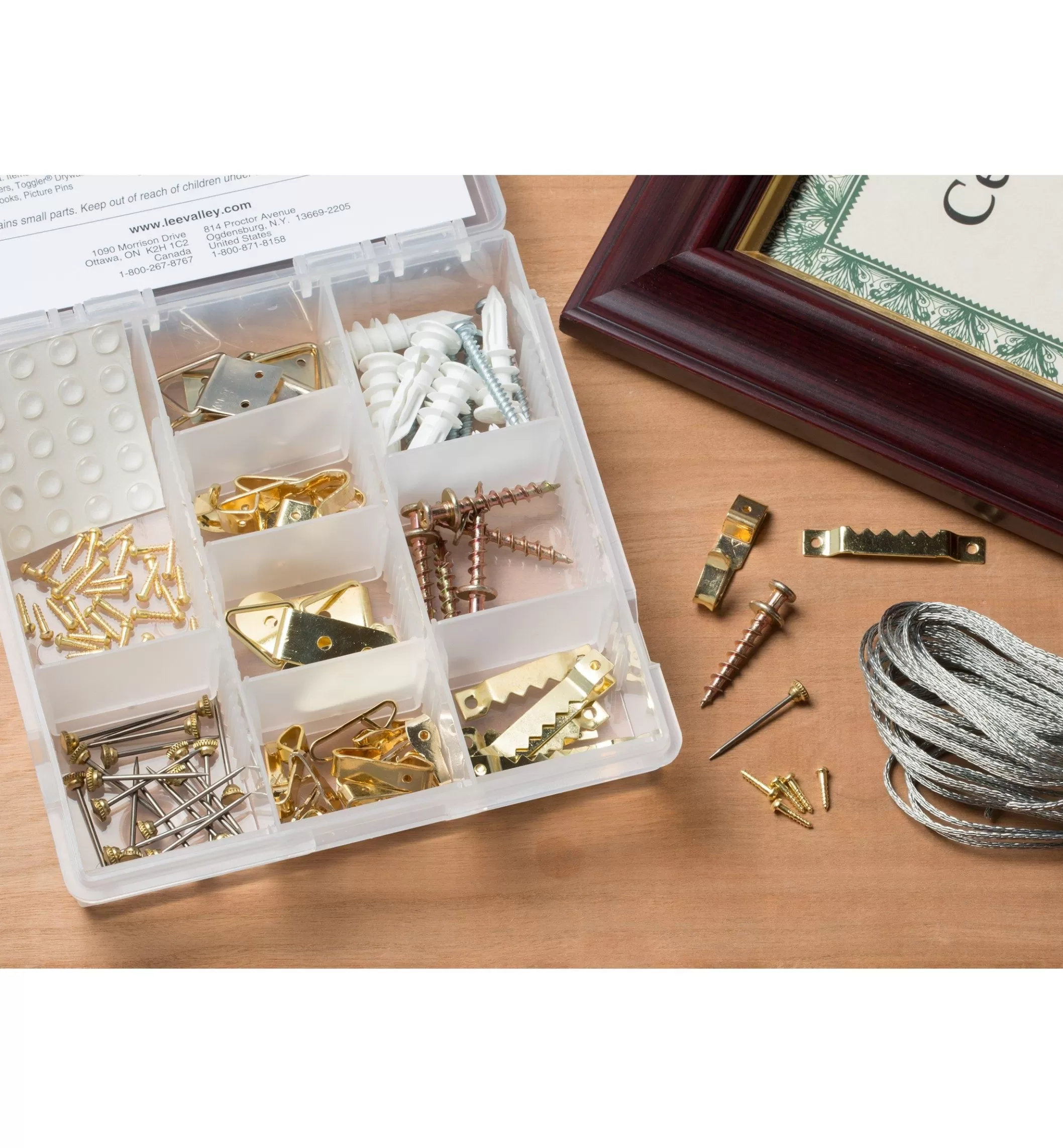 Flash Sale Lee Valley 129-pc. Picture Hanging Kit