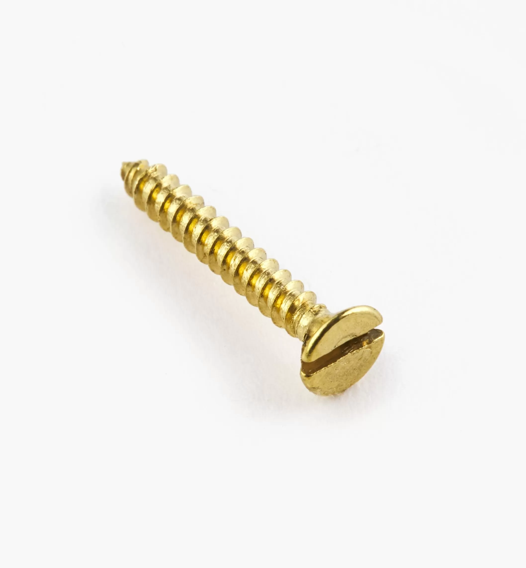 Flash Sale Lee Valley 1/2" #1 Flat-Head Brass Screws