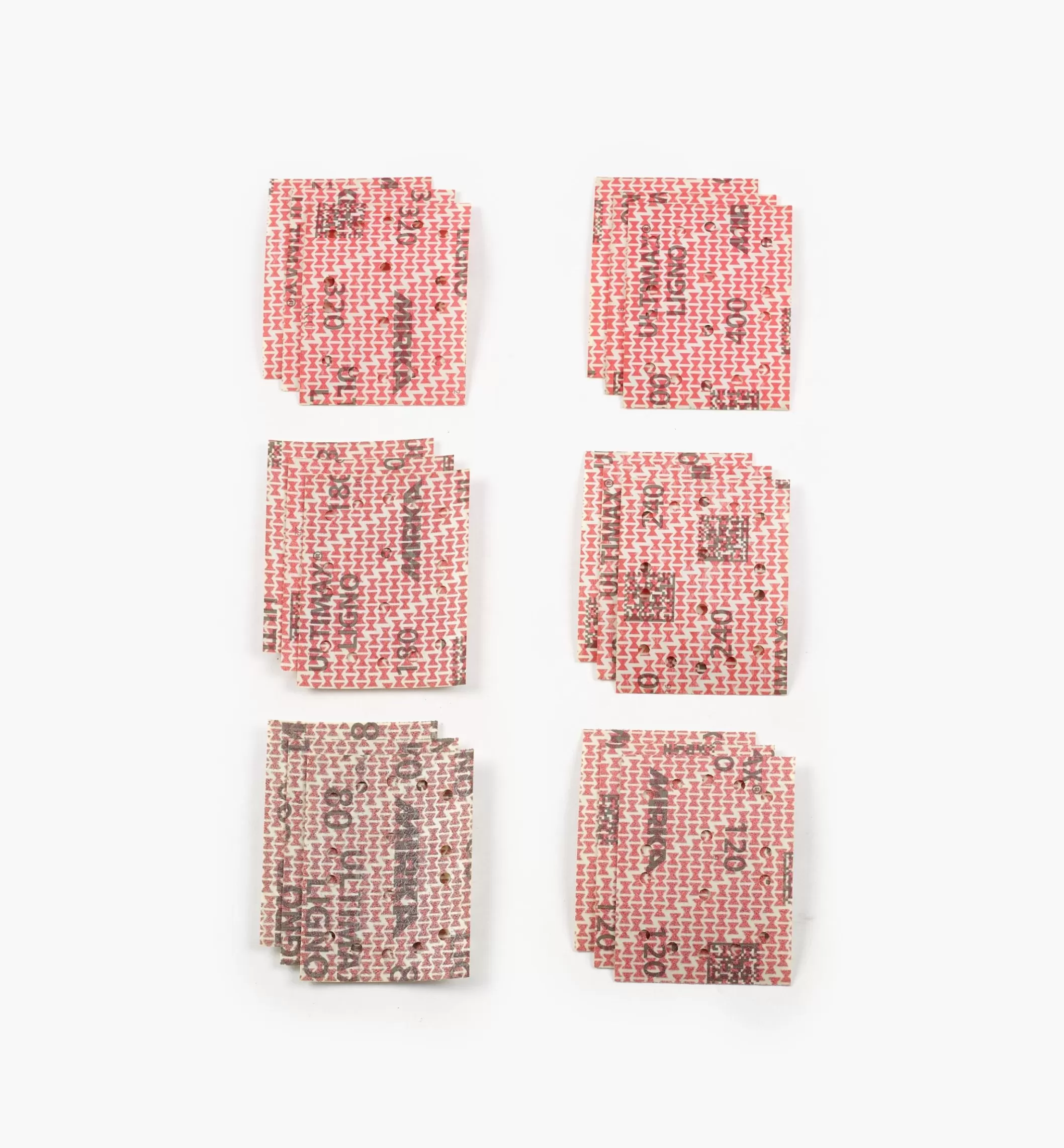 Fashion Lee Valley 18-Pc. Sample Pack Of 3" × 4" Mirka Ultimax Ligno Grip Sheets