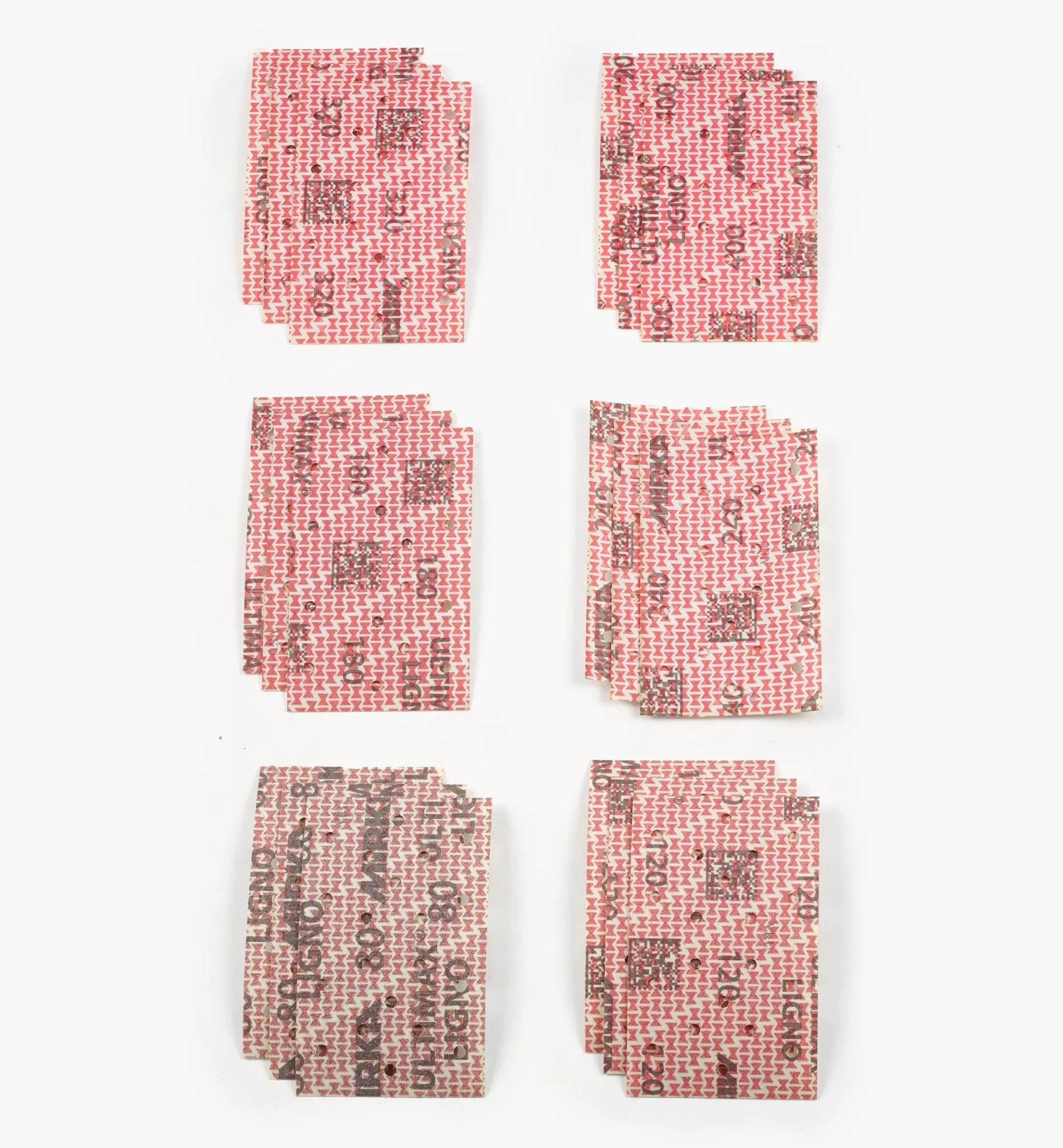 Flash Sale Lee Valley 18-Pc. Sample Pack Of 3" × 5" Mirka Ultimax Ligno Grip Sheets