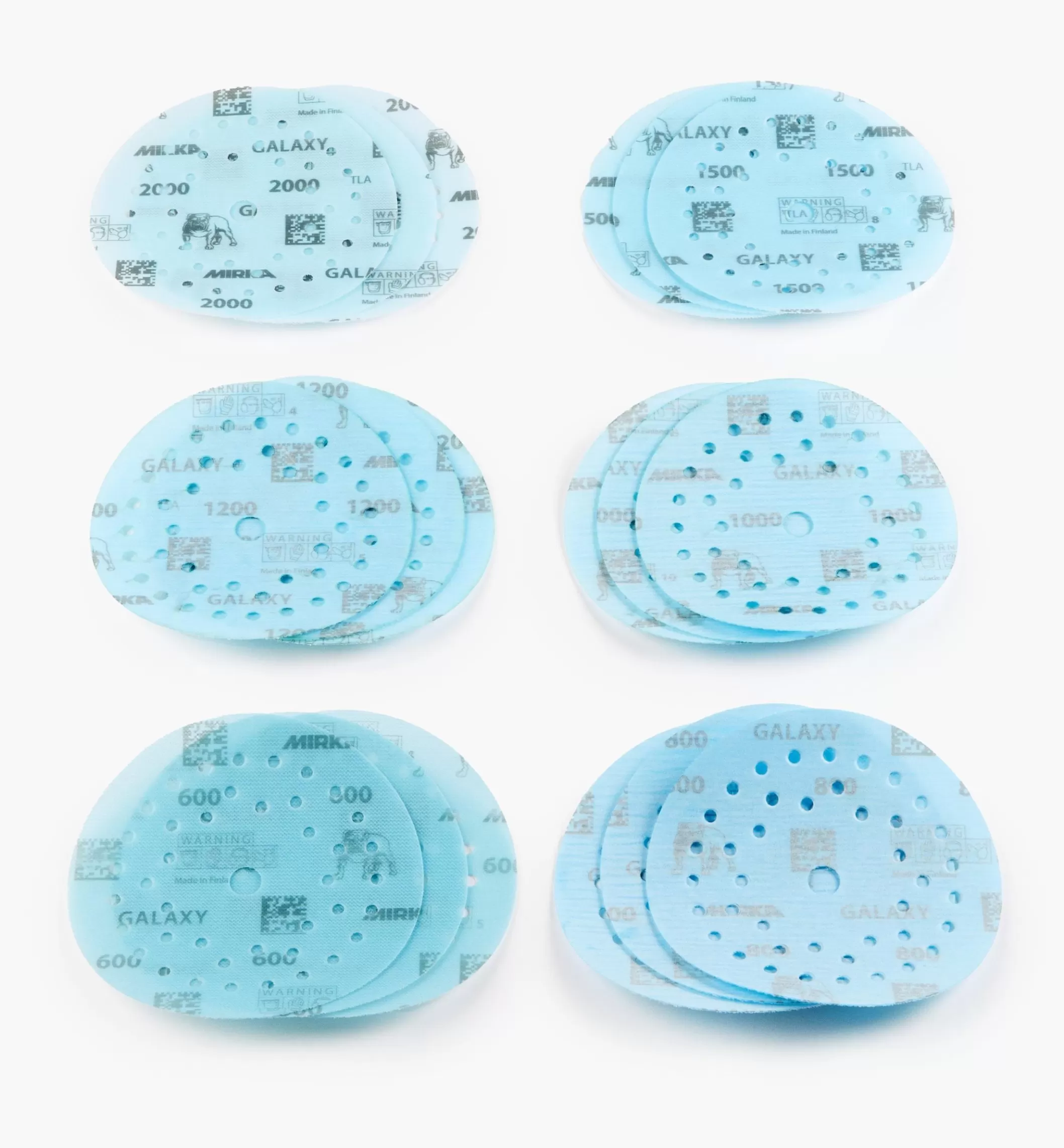 Fashion Lee Valley 18-Pc. Sample Pack Of 5" Fine Galaxy Multifit Grip Discs