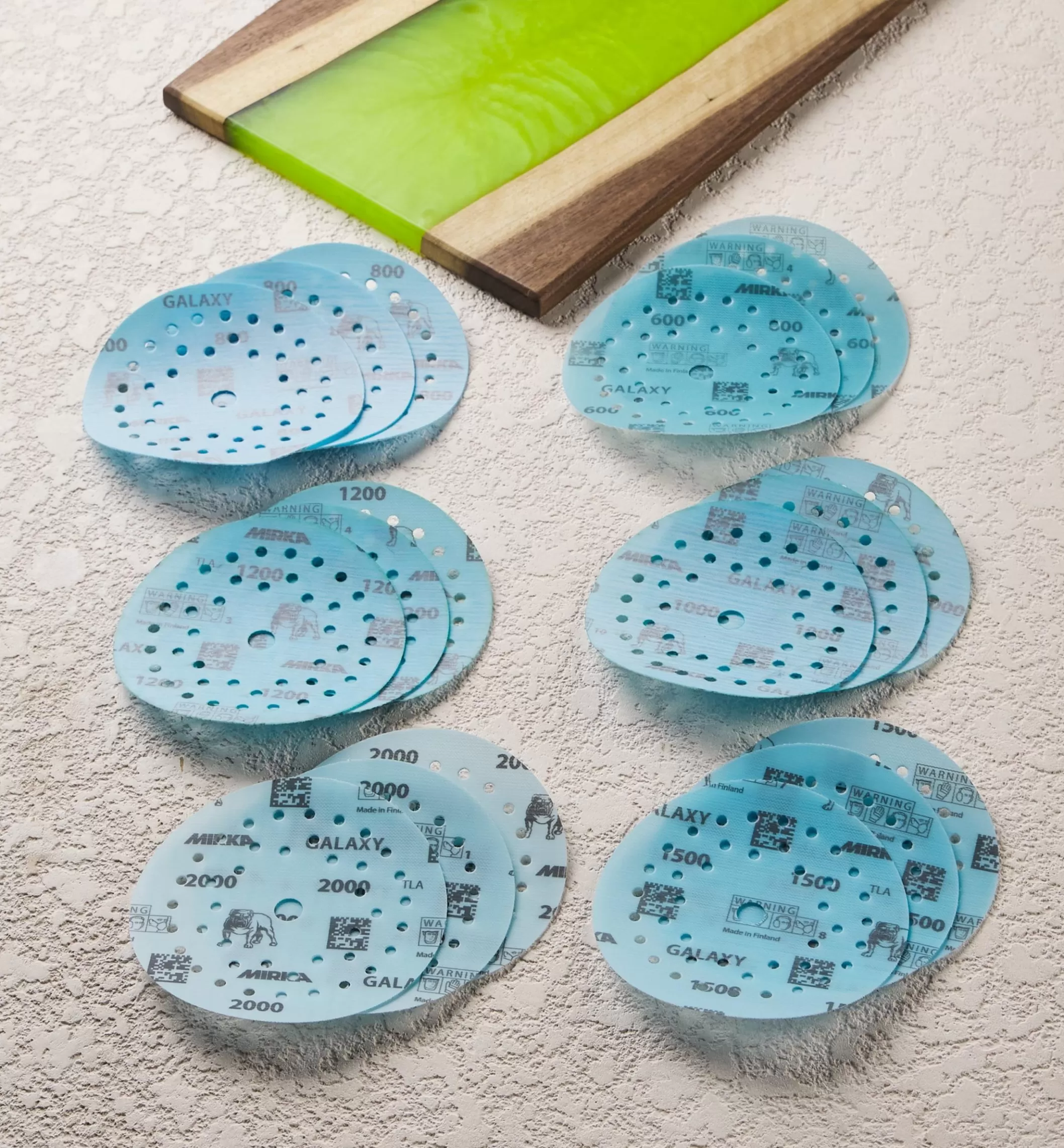 Fashion Lee Valley 18-Pc. Sample Pack Of 5" Fine Galaxy Multifit Grip Discs