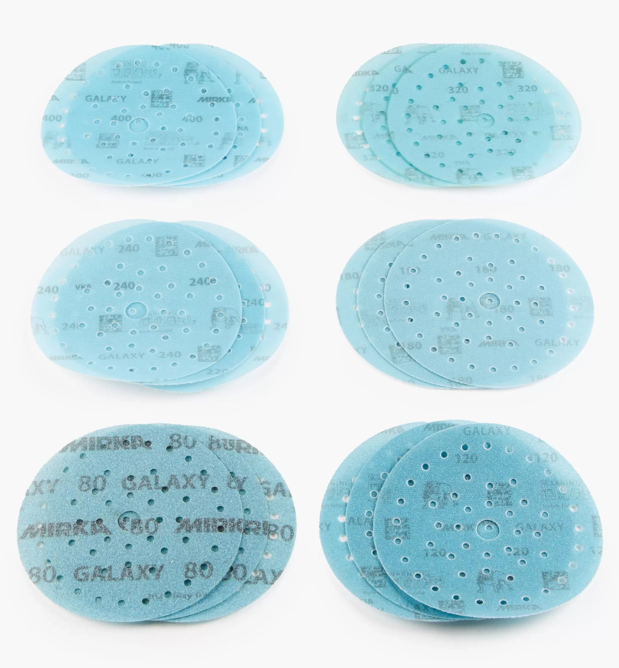 Cheap Lee Valley 18-Pc. Sample Pack Of Mirka 6" Galaxy Multifit Grip Discs