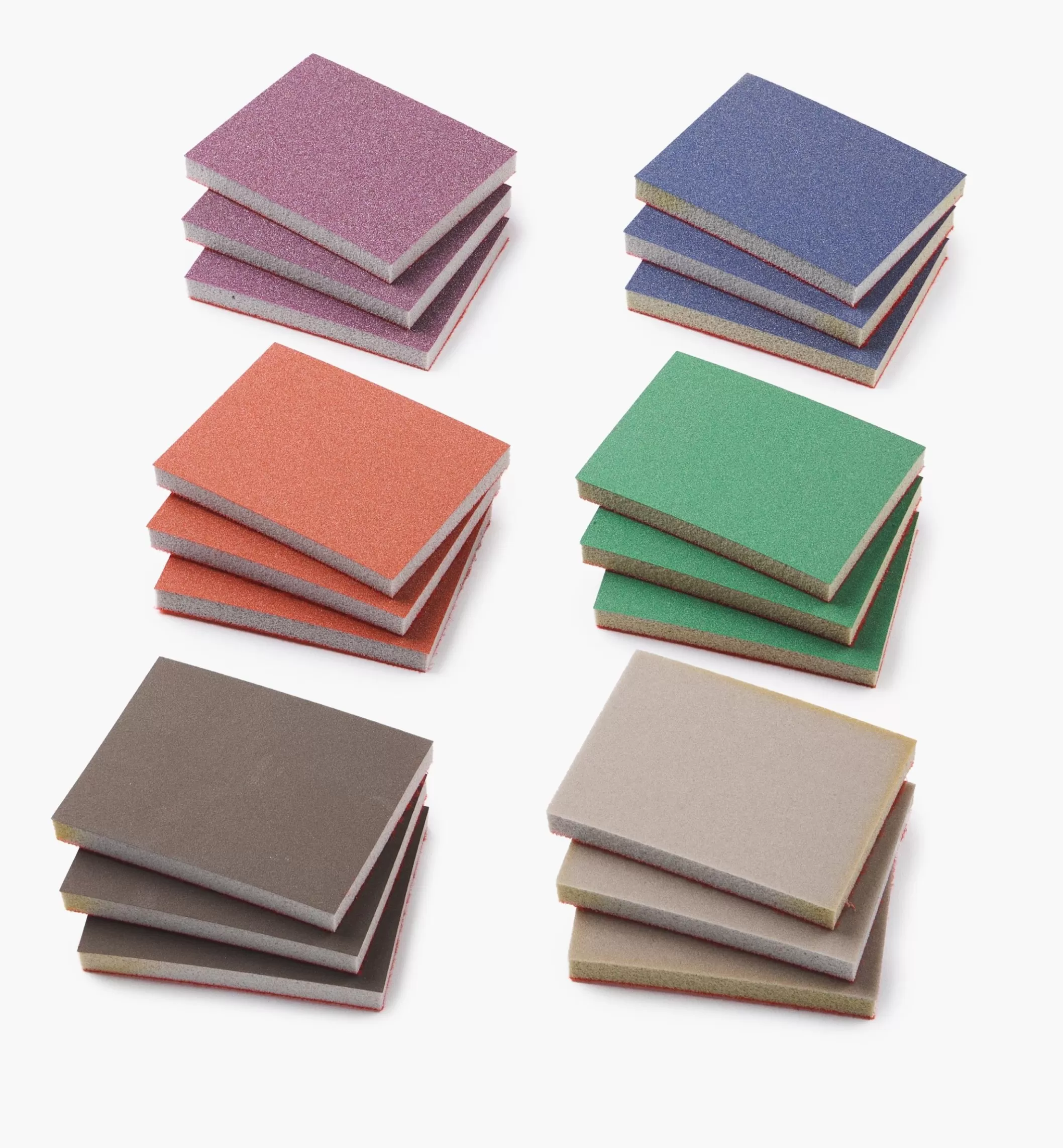 Store Lee Valley 18-Pc. Sample Pack Of Mirka HD 3" × 4" × 10mm Grip Abrasive Sponges