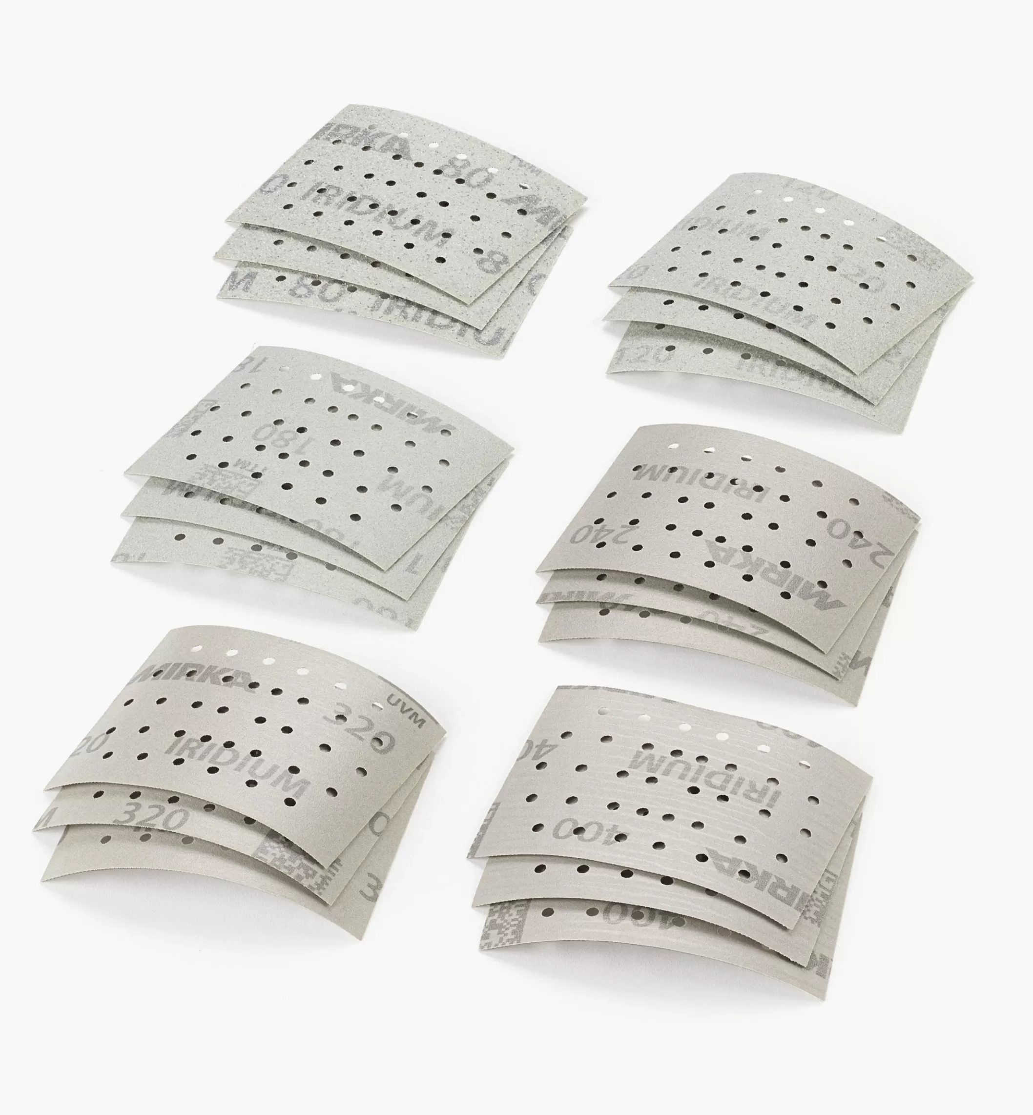 Flash Sale Lee Valley 18-Pc. Sample Pack Of Mirka Iridium 3" × 4" 36-Hole Grip Sheets