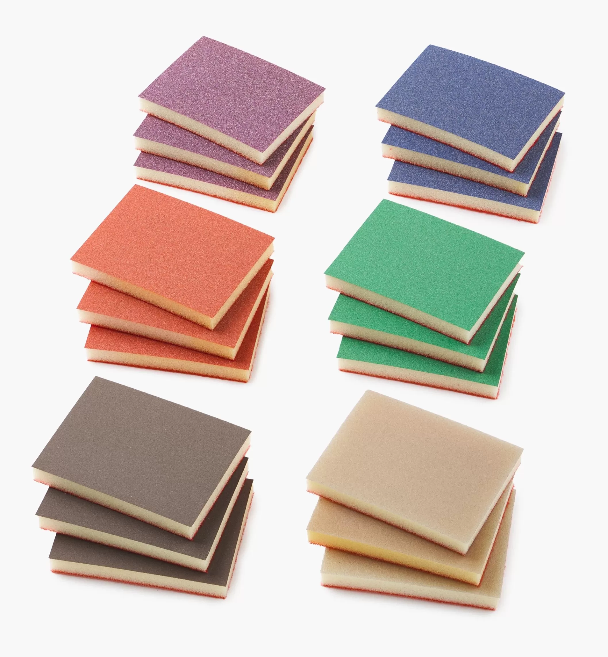 Cheap Lee Valley 18-Pc. Sample Pack Of Mirka LD 3" × 4" × 1/2" Grip Abrasive Sponges