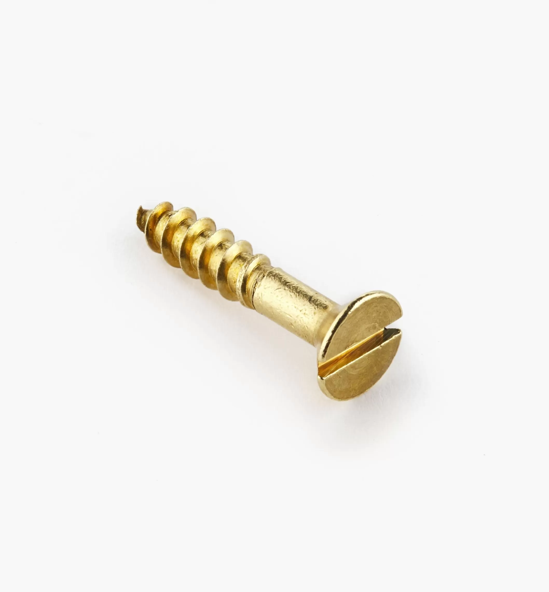 Flash Sale Lee Valley 1" #10 Flat-Head Brass Screws