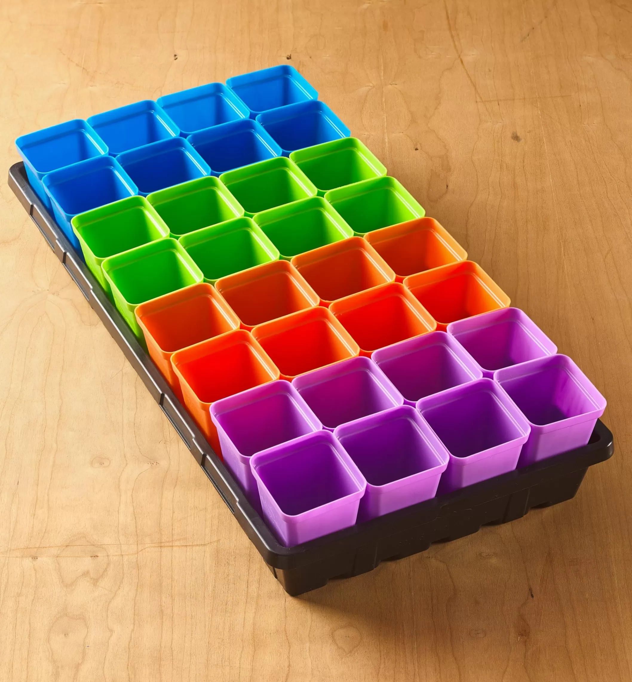 Cheap Lee Valley 32-Pack Of 2 1/2" Multicolor Pots With Propagation Tray