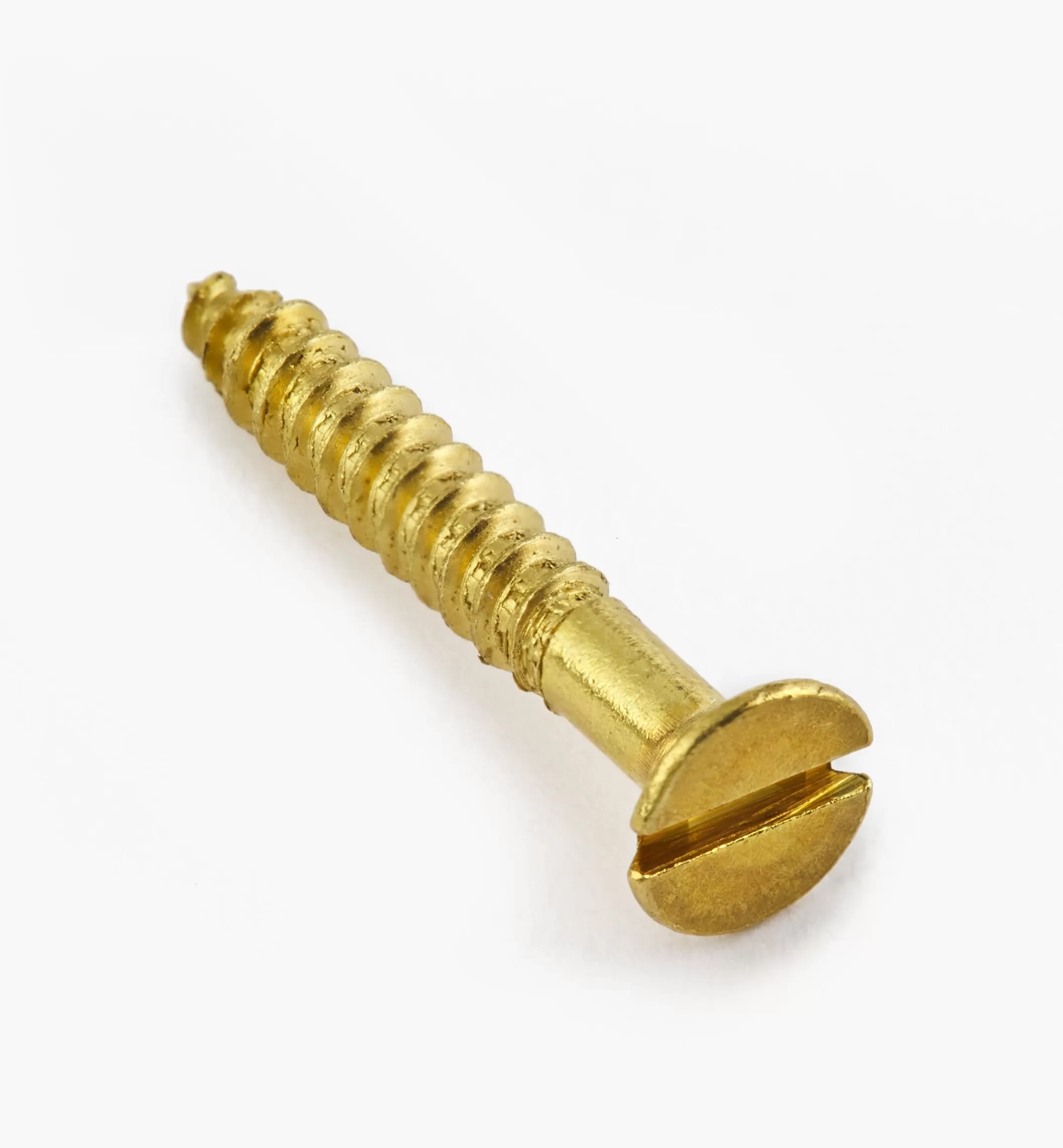 Hot Lee Valley 3/4" #4 Flat-Head Brass Screws