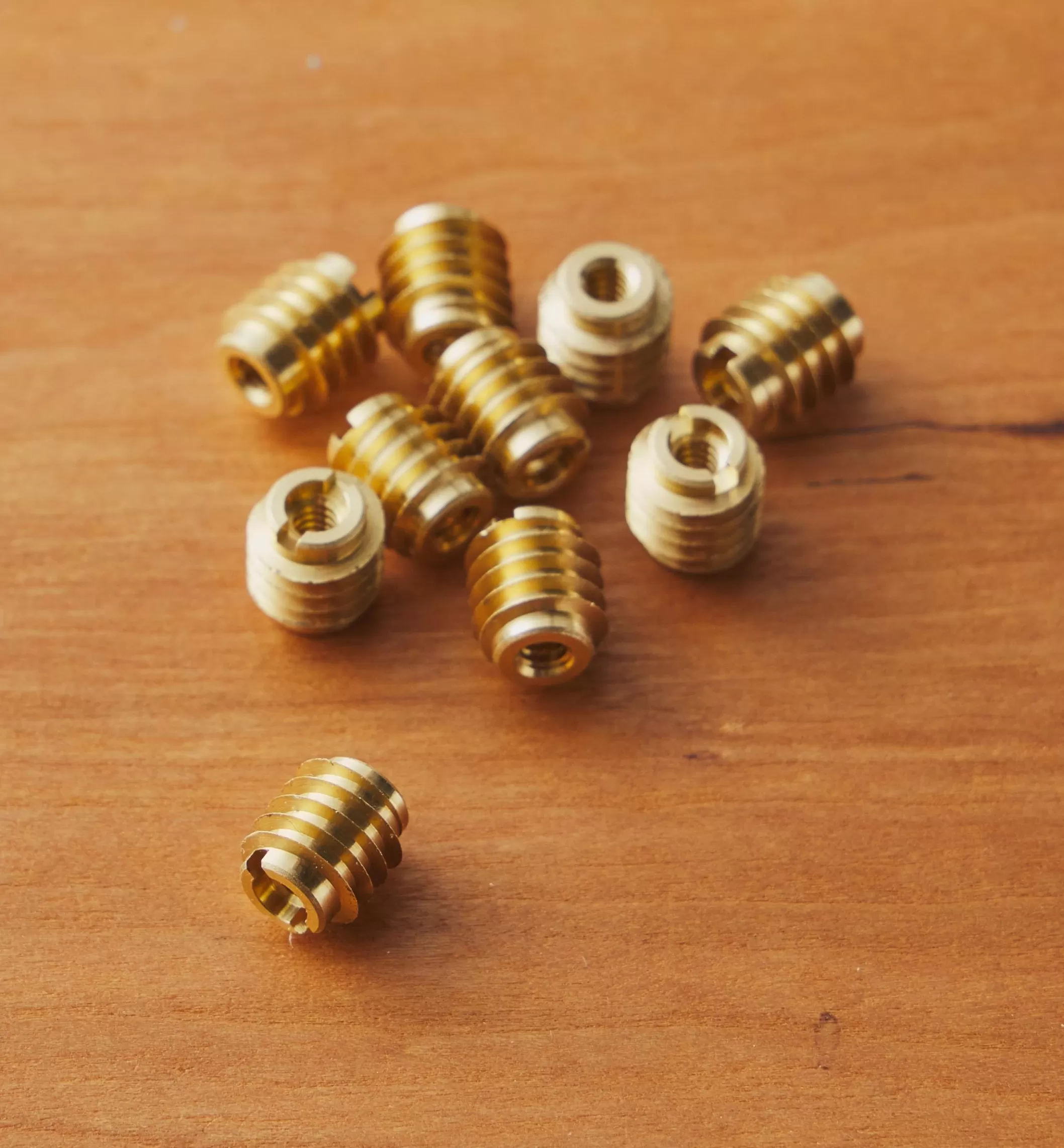 Fashion Lee Valley 6-32 Brass Knife-Edge Insert Nuts