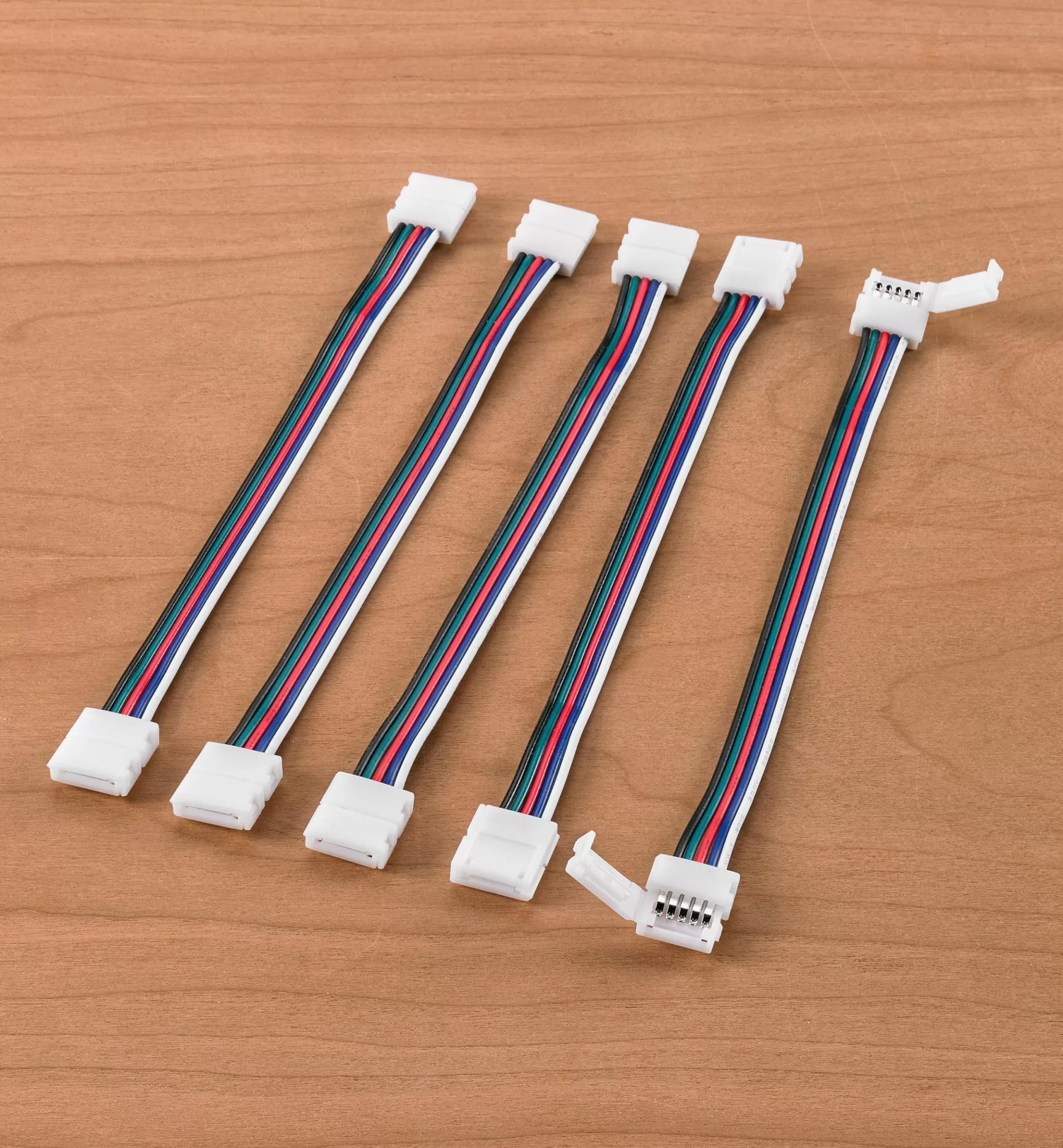 Clearance Lee Valley 6" Wire-Lead Connectors For RGB+W LED Tape Lights