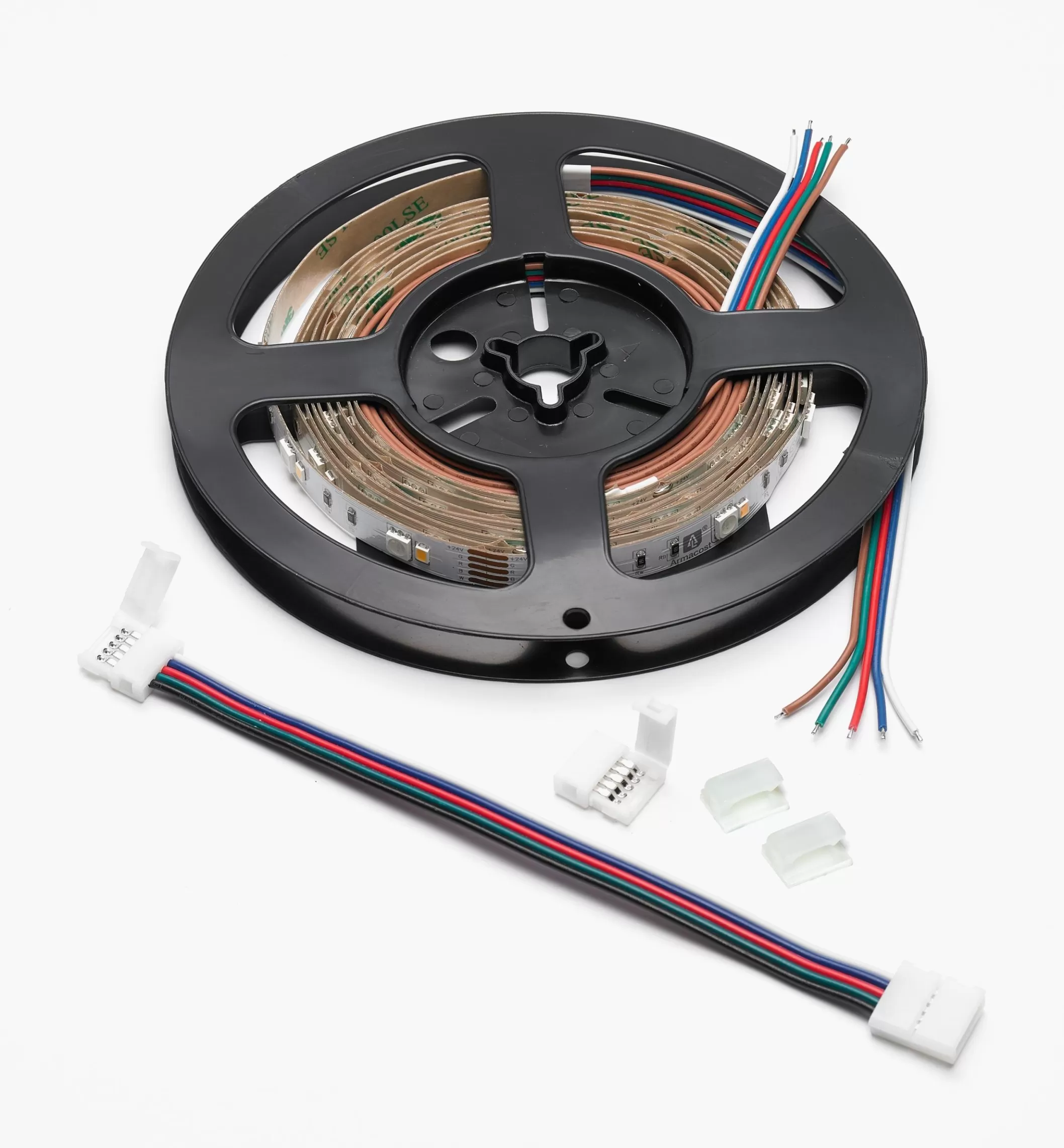 Shop Lee Valley 8' Color-Controlled RGB+W LED Tape Light Set, 30+30 LEDs/m
