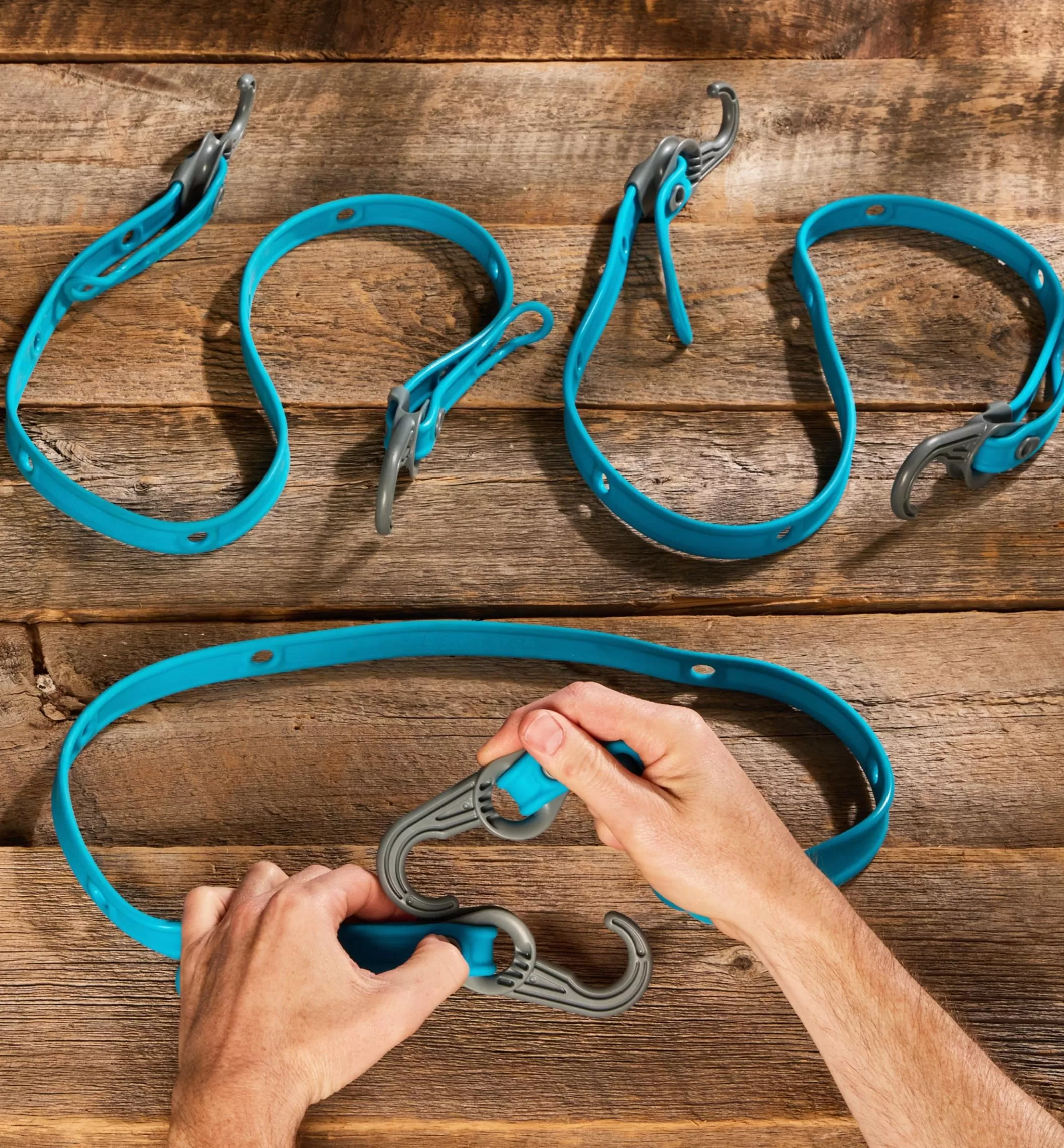 Store Lee Valley Adjustable Light-Duty Bungee Straps