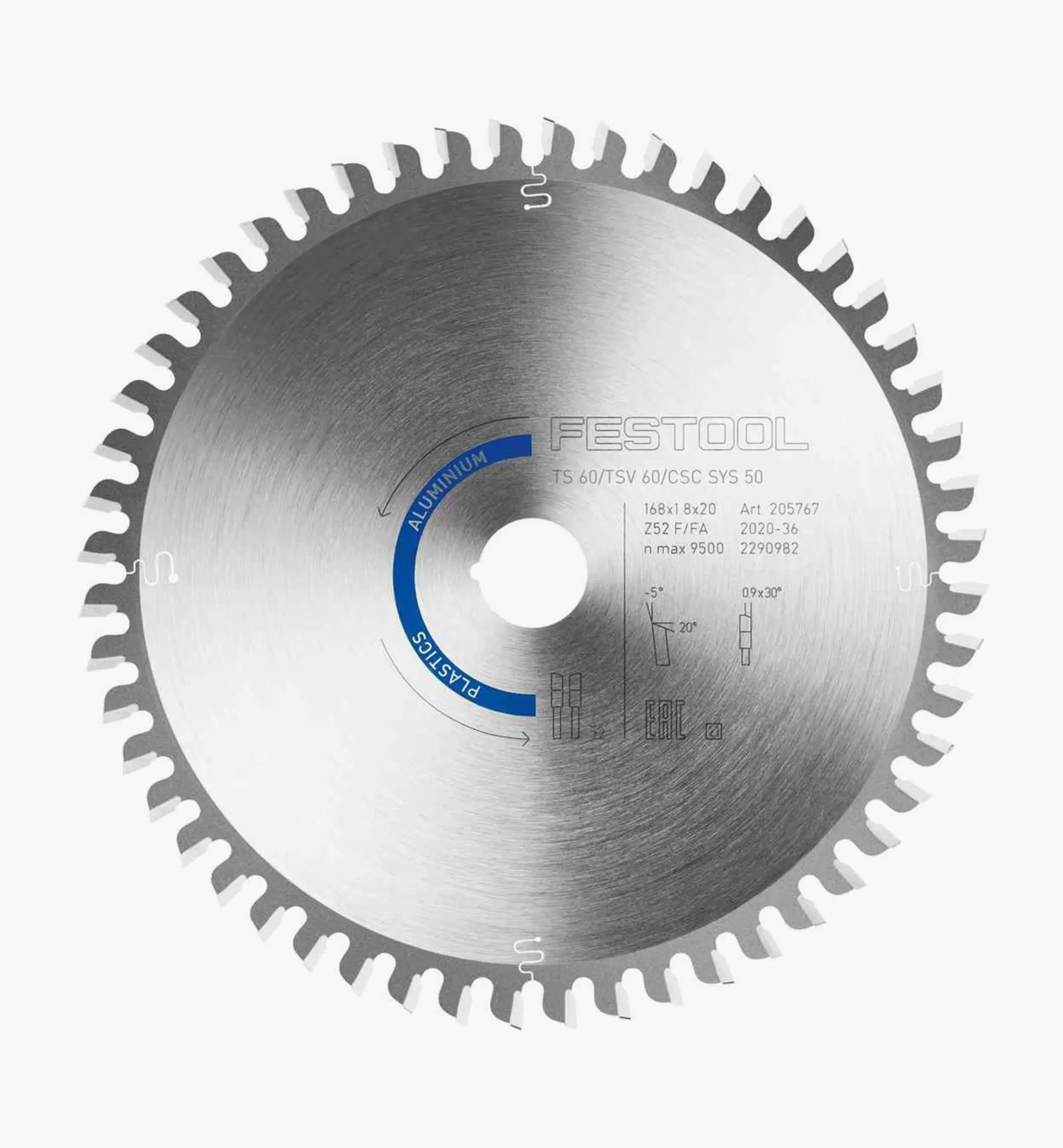 Shop Lee Valley Aluminum/Plastics Blade For Festool TS 60 K Plunge-Cut Saw