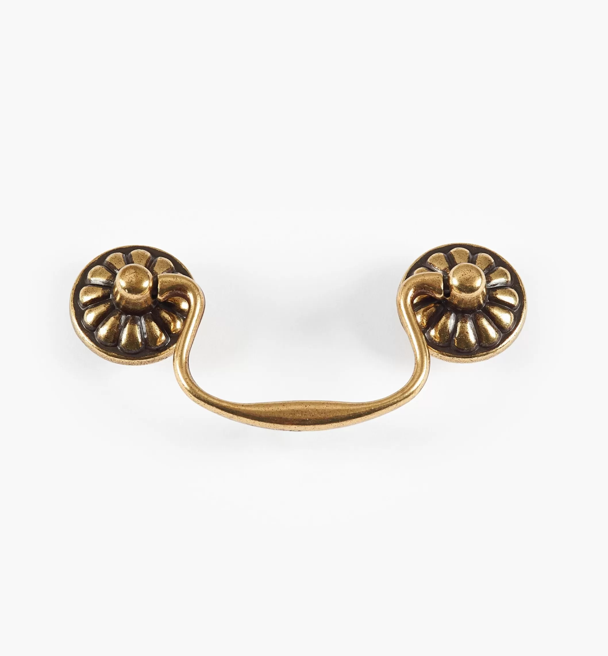 Hot Lee Valley Antique Brass Petal Rosette Pull