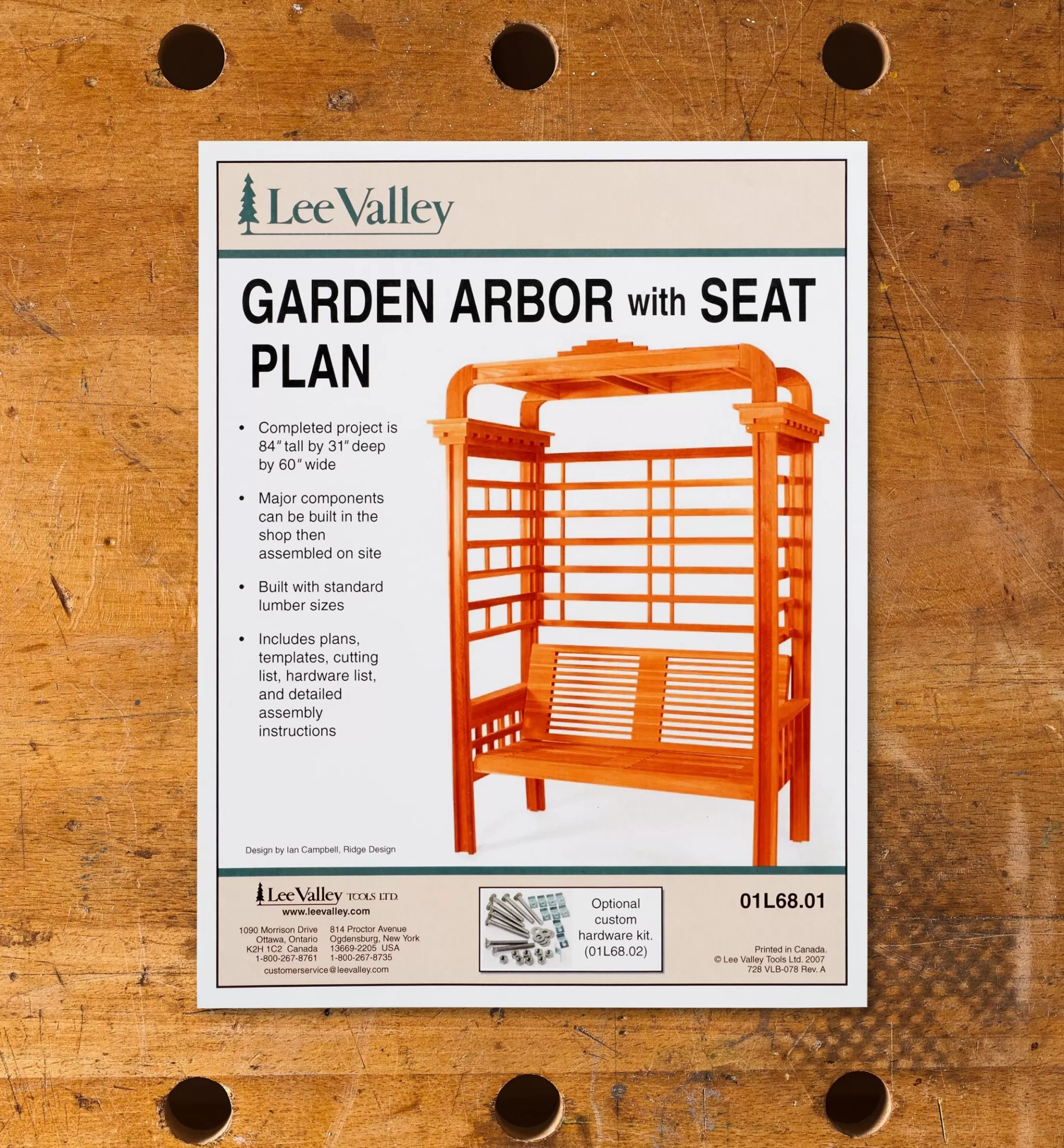 Discount Lee Valley Arbor With Seat Plan