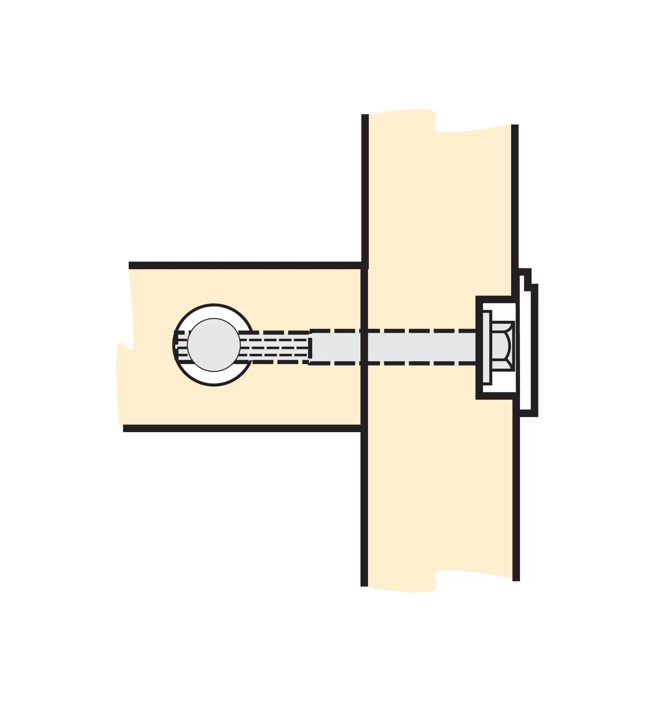 Store Lee Valley Bed Bolt Cover