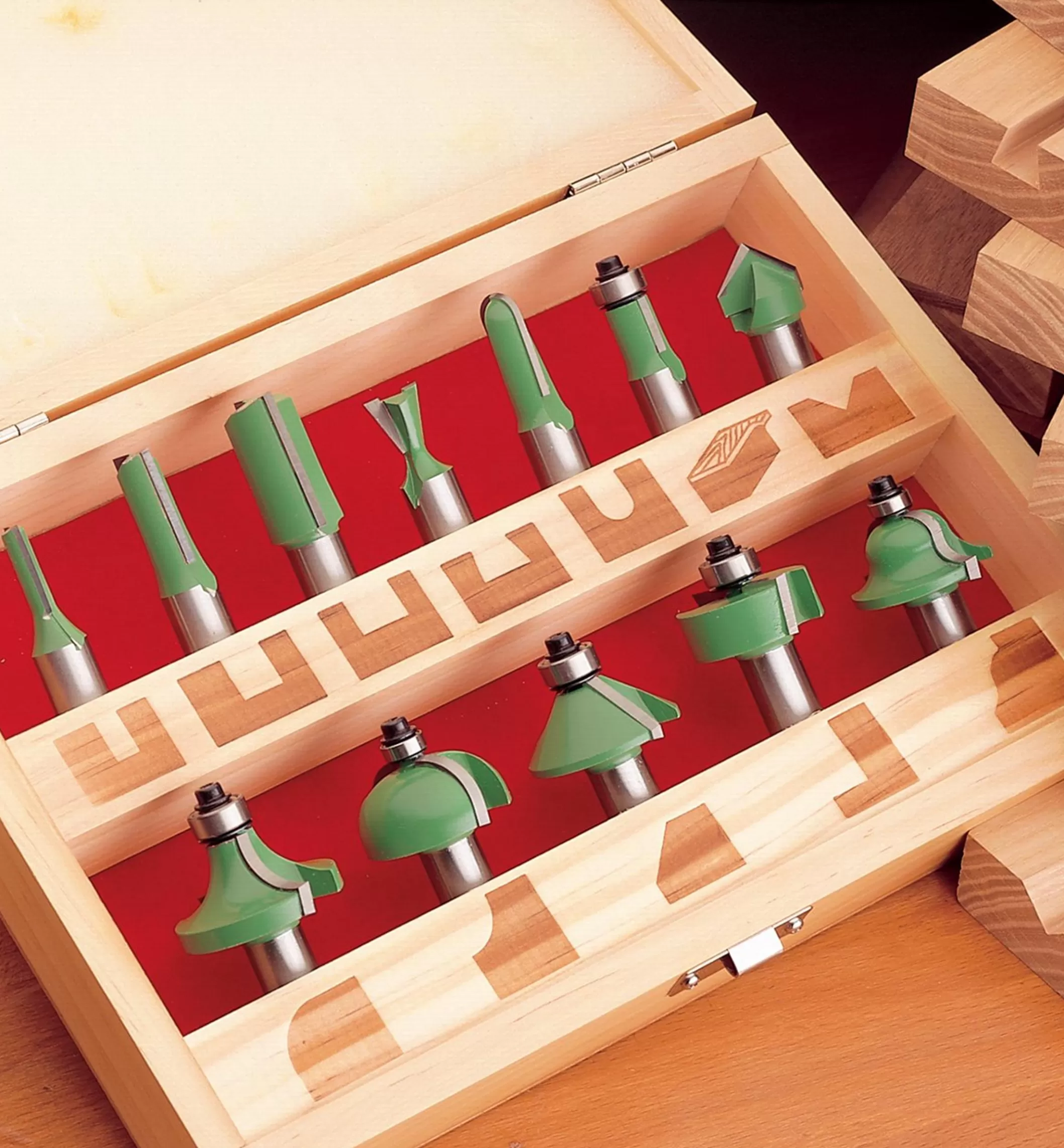 Flash Sale Lee Valley Boxed Set Of 12 Router Bits