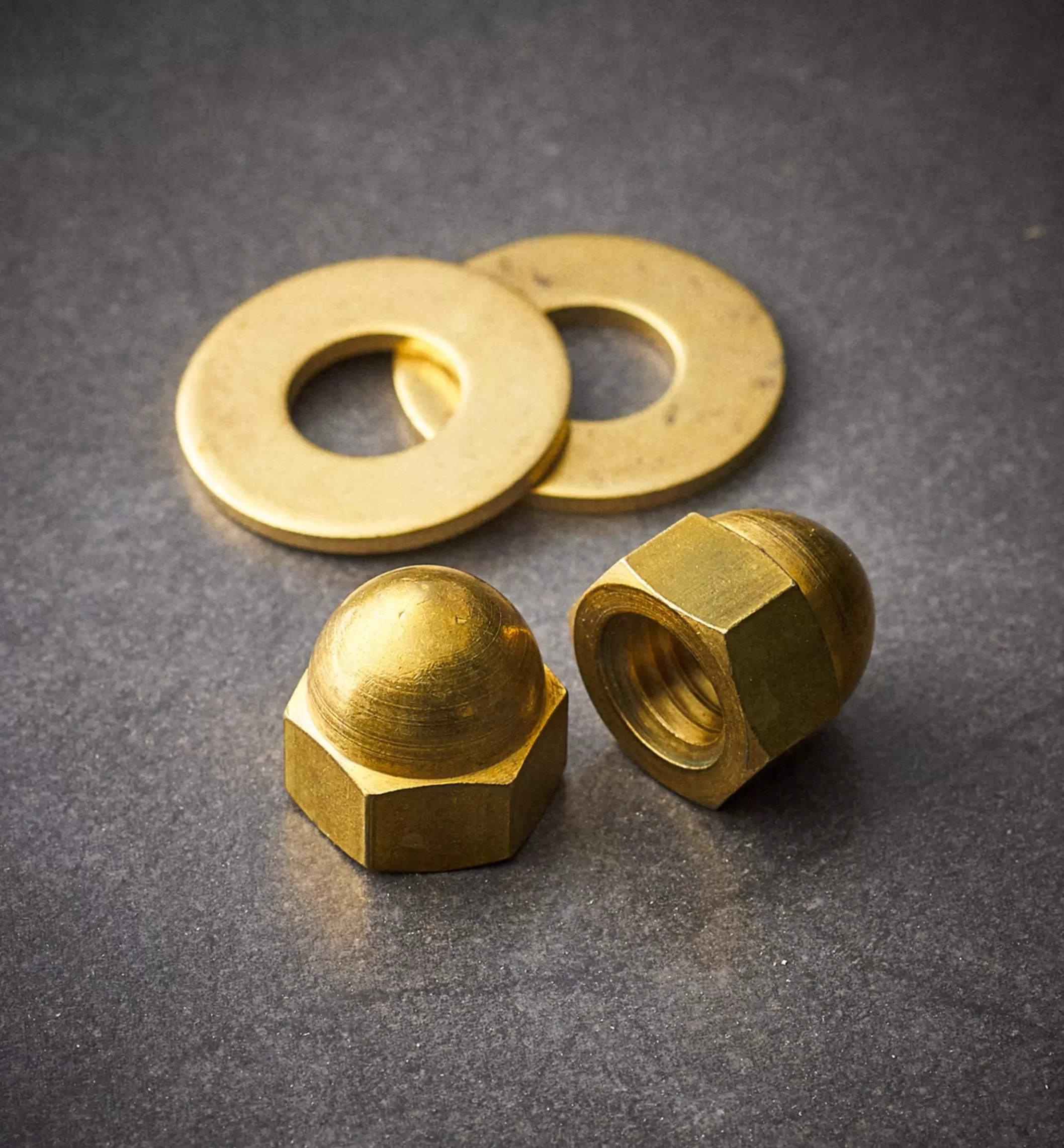 Store Lee Valley Brass Cap Nuts And Washers For Cast-Iron Legs