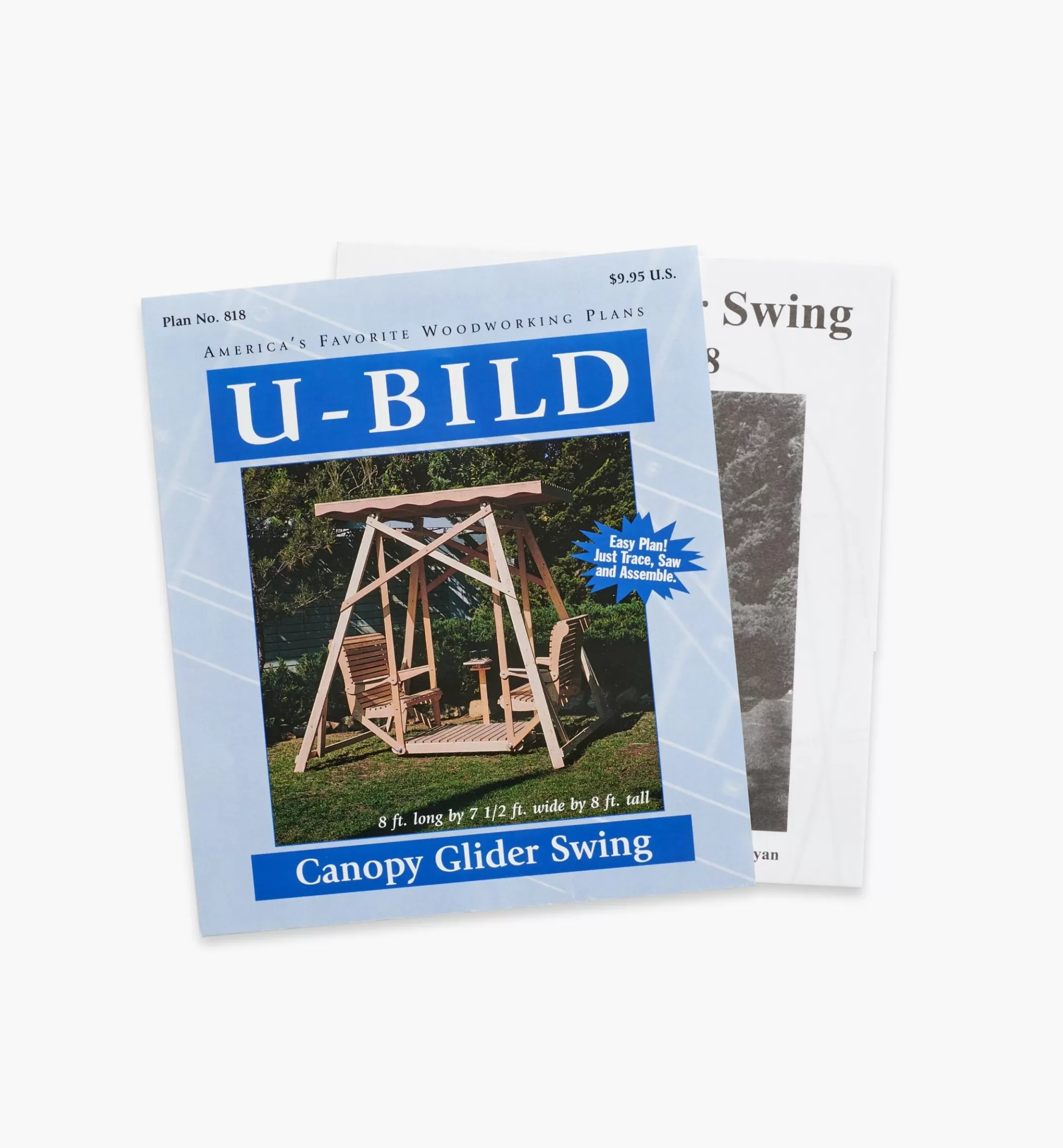 Discount Lee Valley Canopy Glider Swing Plan