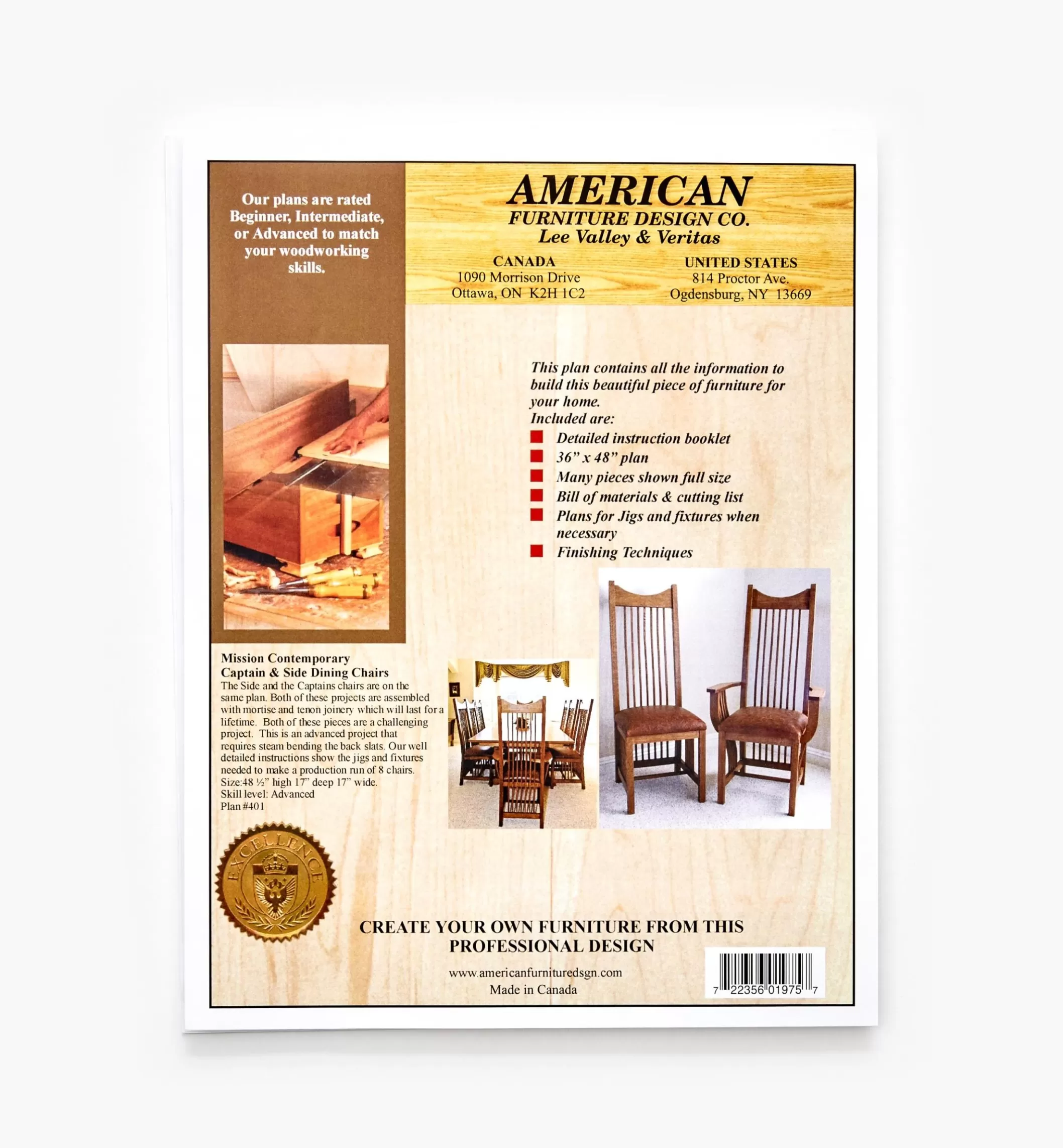 Fashion Lee Valley Contemporary Captain & Side Dining Chairs Plan