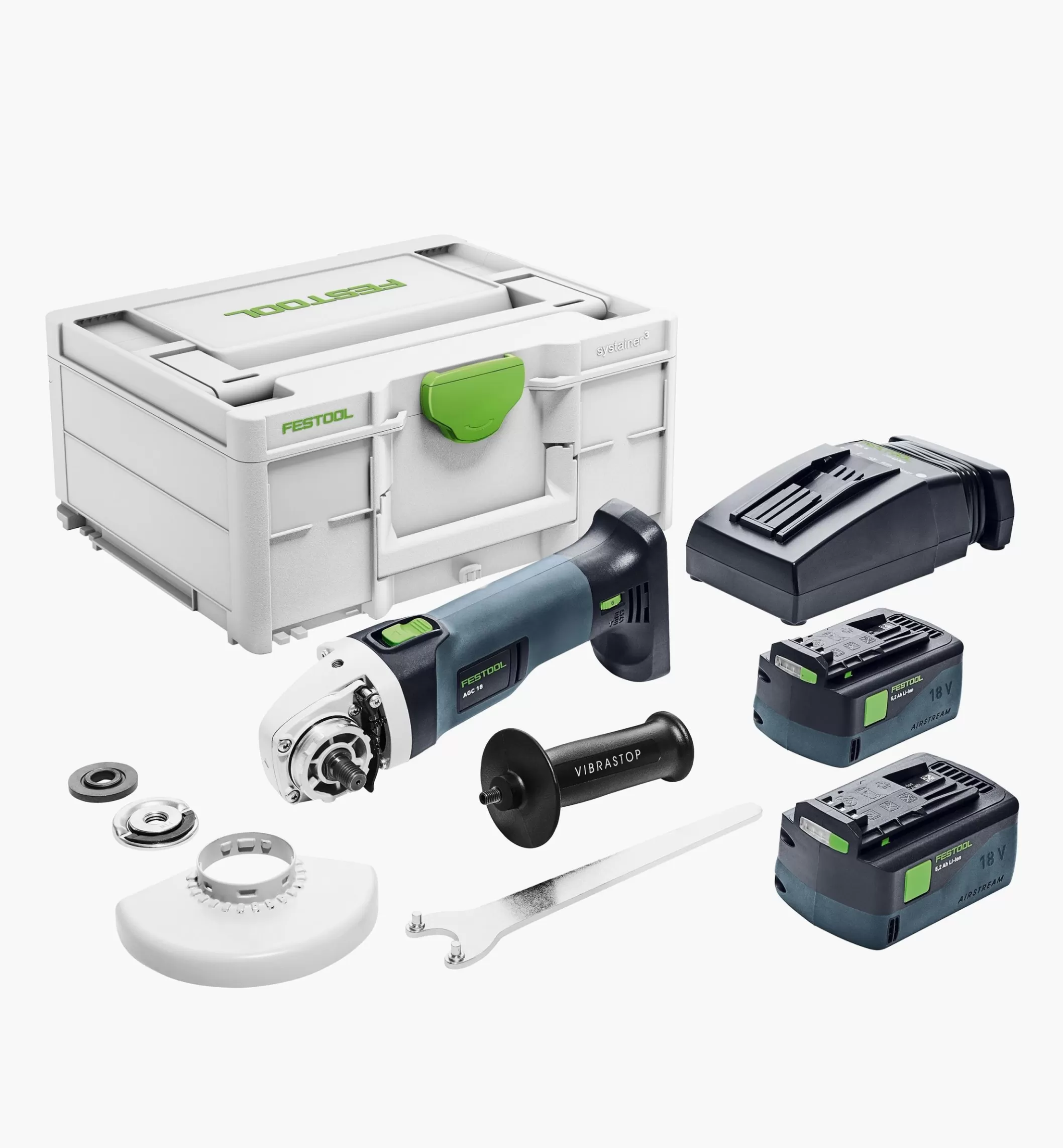 Best Lee Valley Festool Cordless Angle Grinder AGC 18-115 5,0 EBI-Plus