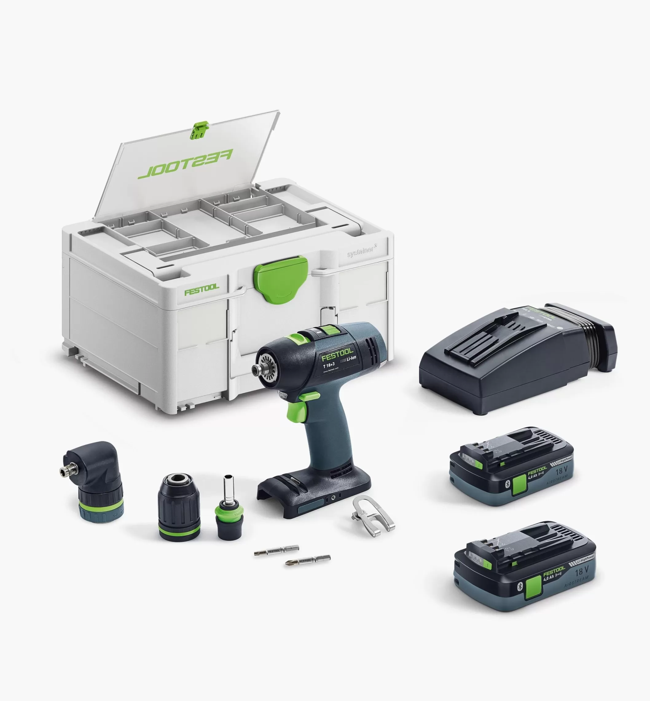 Best Sale Lee Valley Festool Cordless Drill T18+3 HPC 4,0 Set