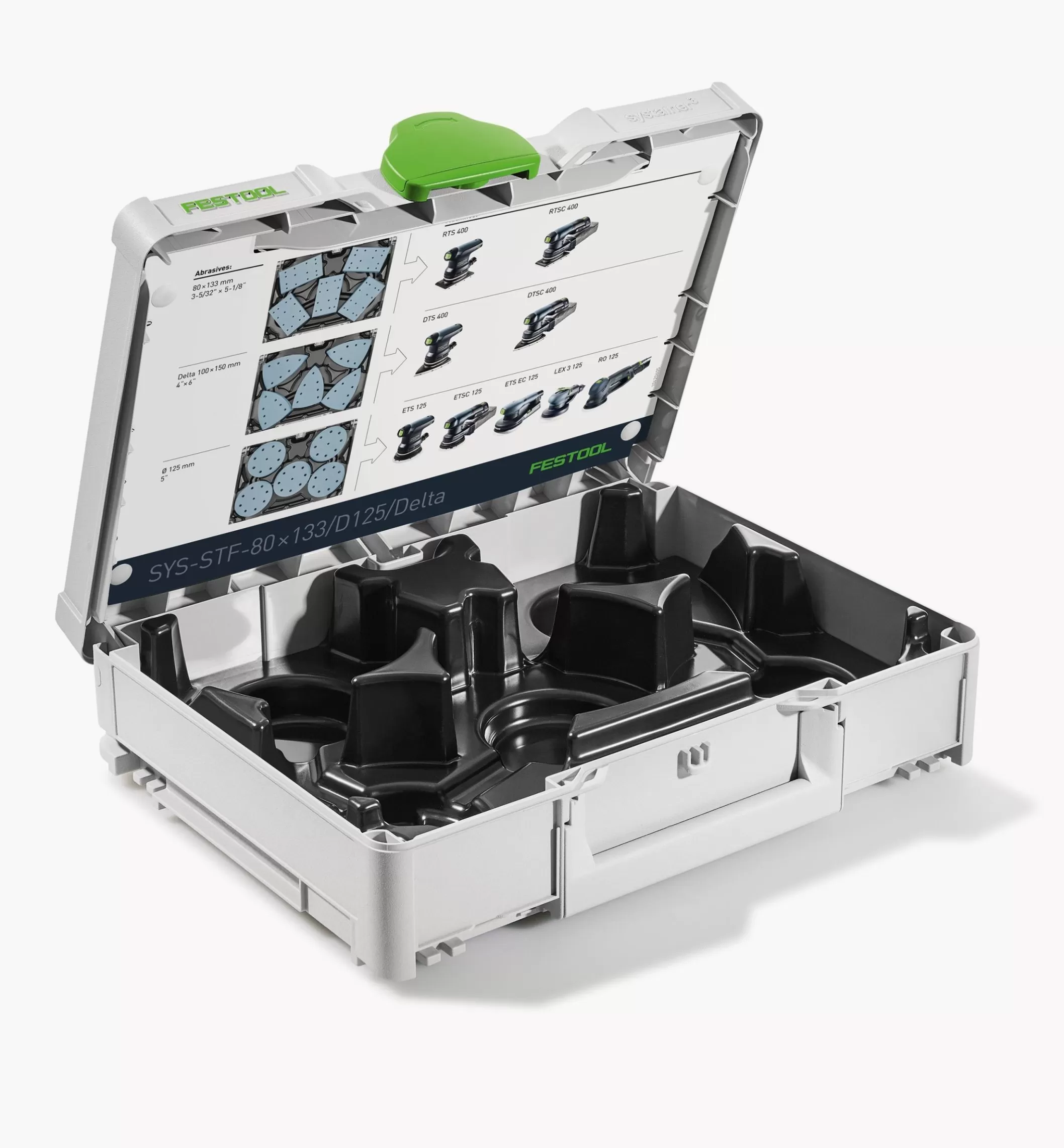 Clearance Lee Valley Festool Systainer³ Case With Insert For 80 × 133/D125/Delta Abrasives