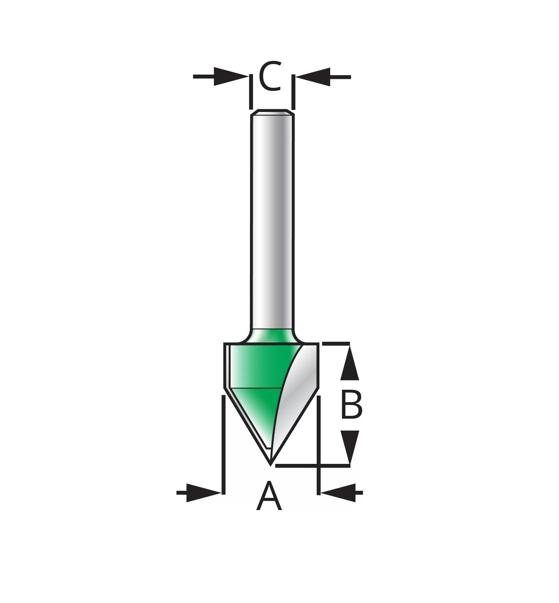 Cheap Lee Valley Groove Bit – 60° Angle