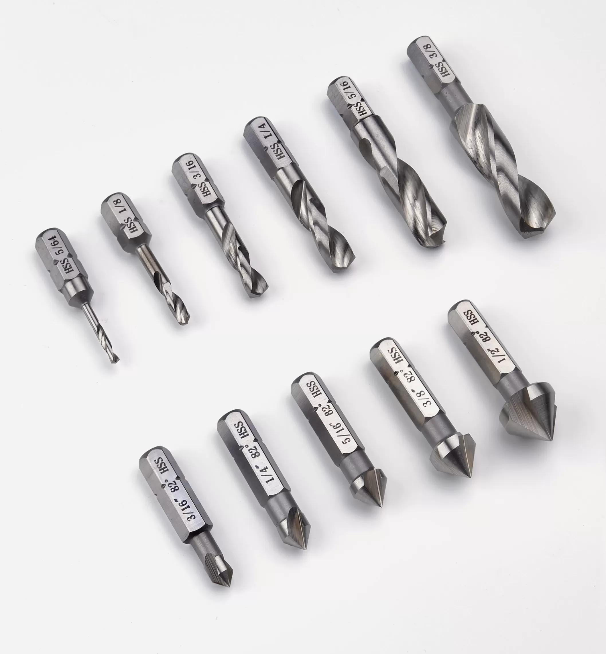 Cheap Lee Valley HSS Twist Bit & Countersink Set