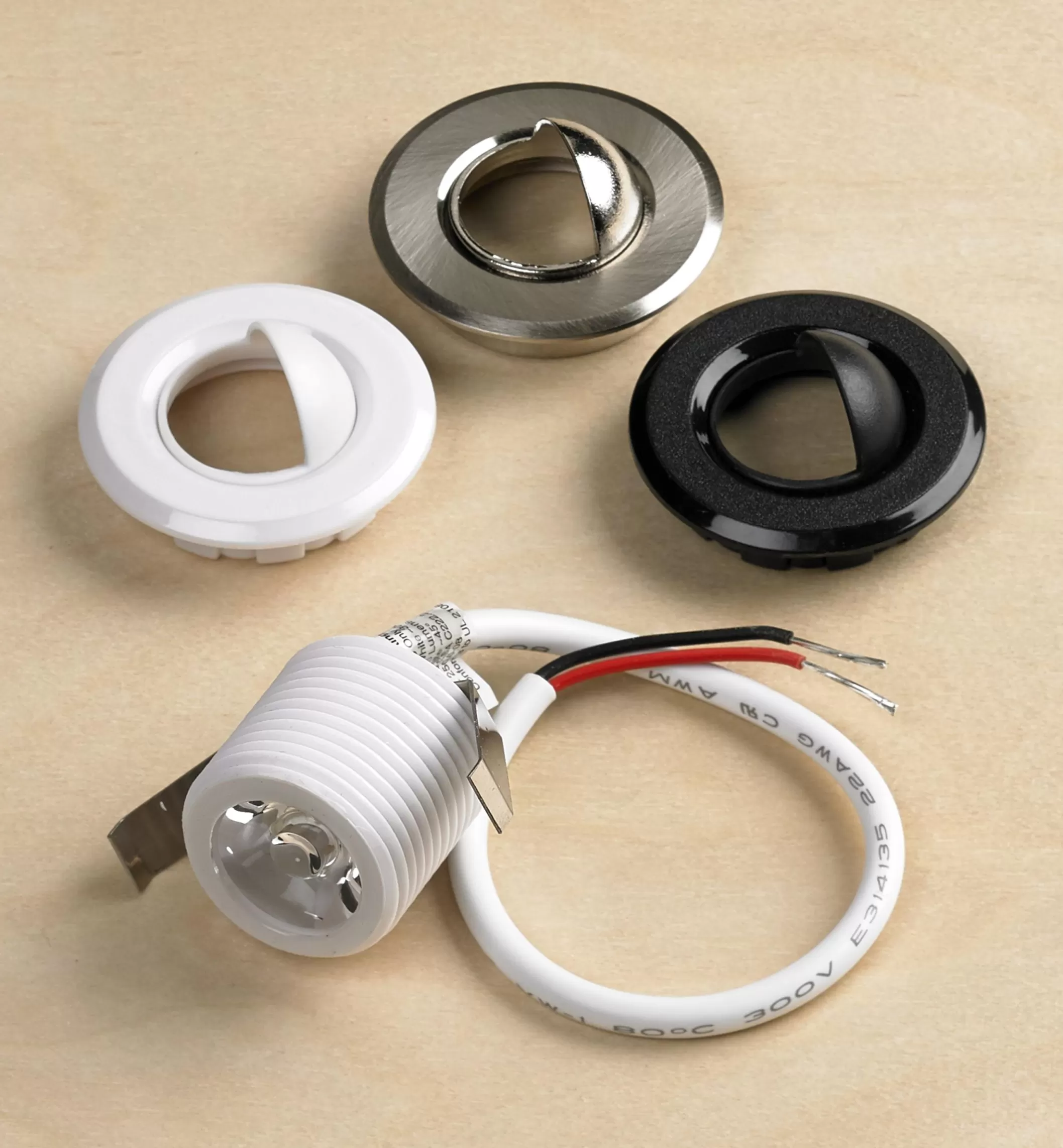 Store Lee Valley Indoor/Outdoor Warm Or Natural White Mini Recessed LED Light Kits