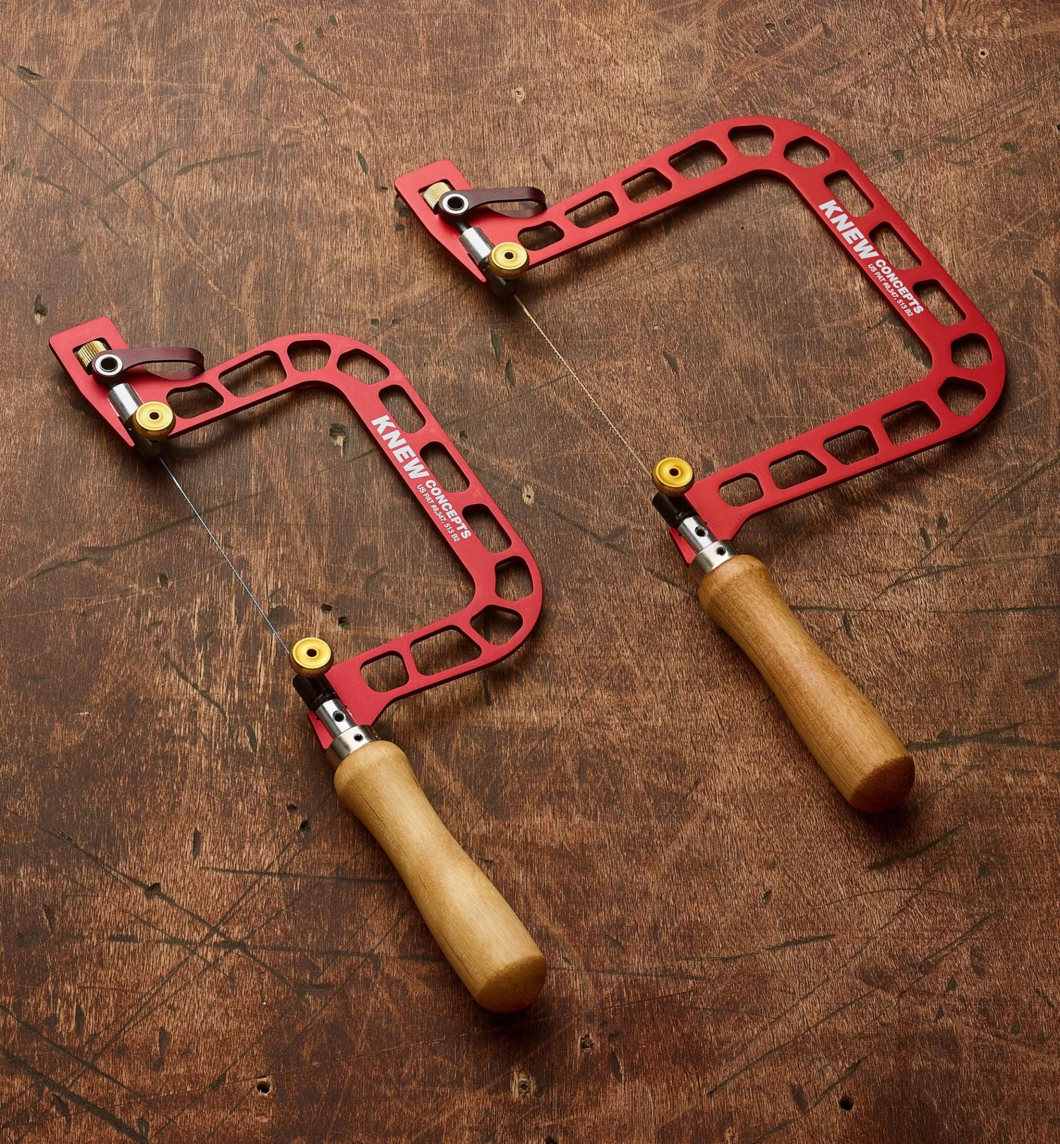 Hot Lee Valley Knew Concepts Mk.III Aluminum Swivel Fret Saws