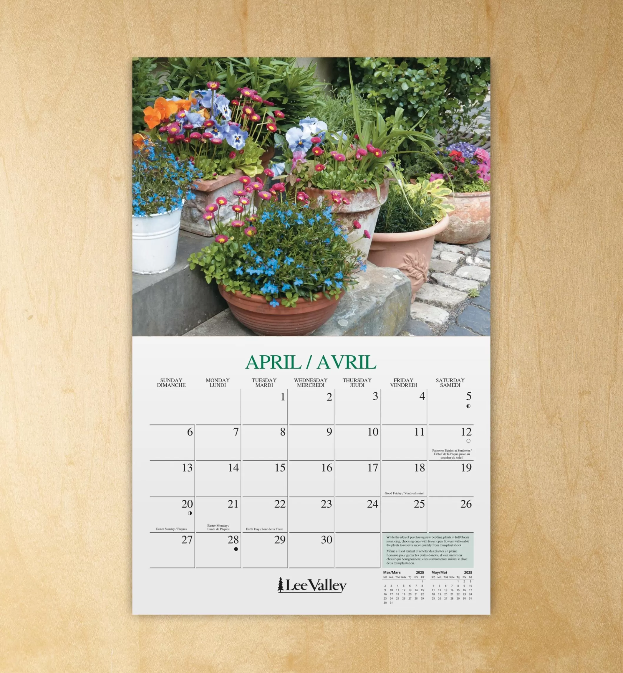 Hot Lee Valley 16-Month Gardening Calendar