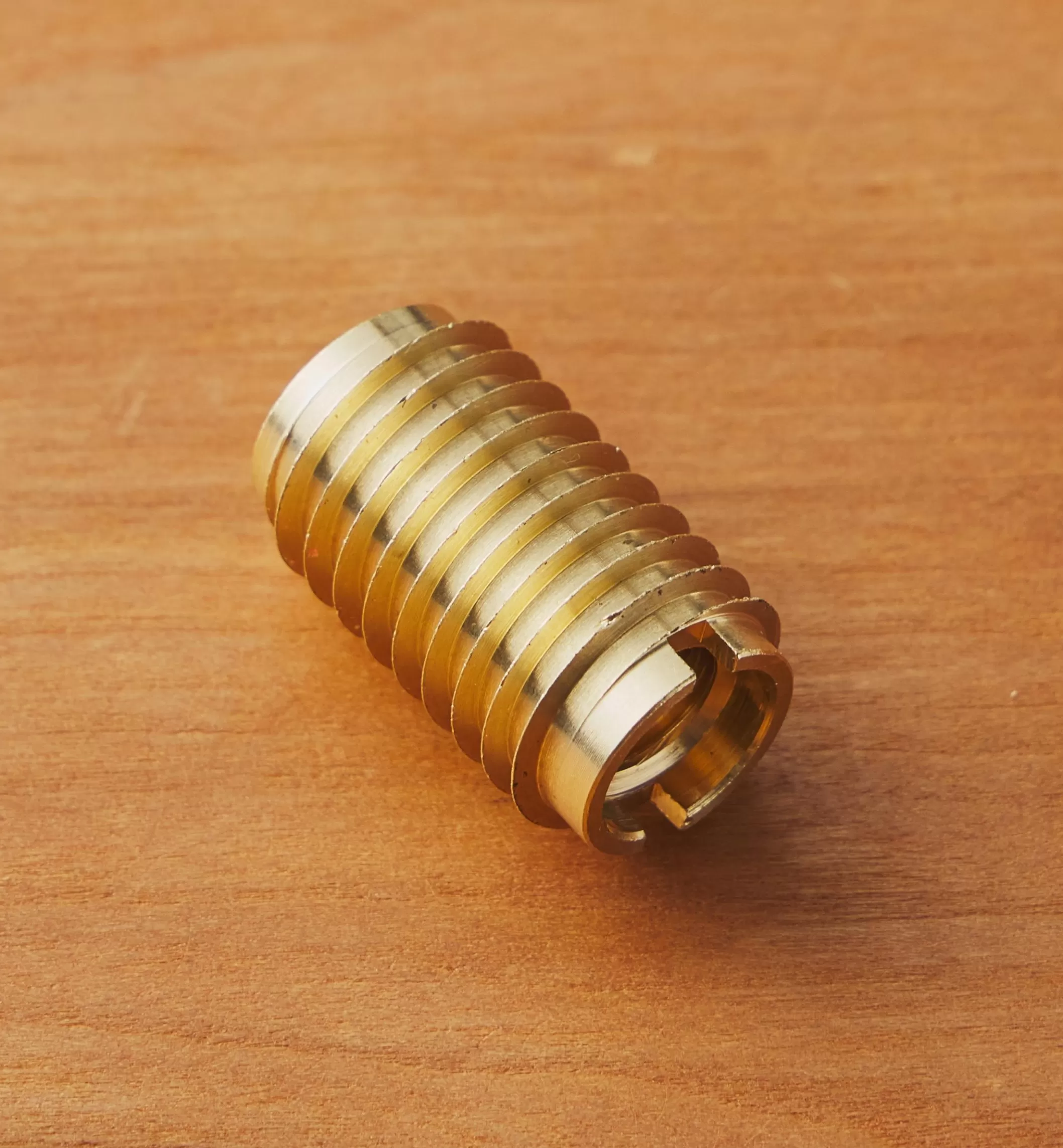 Cheap Lee Valley Long 3/8-16 Brass Knife-Edge Insert Nut