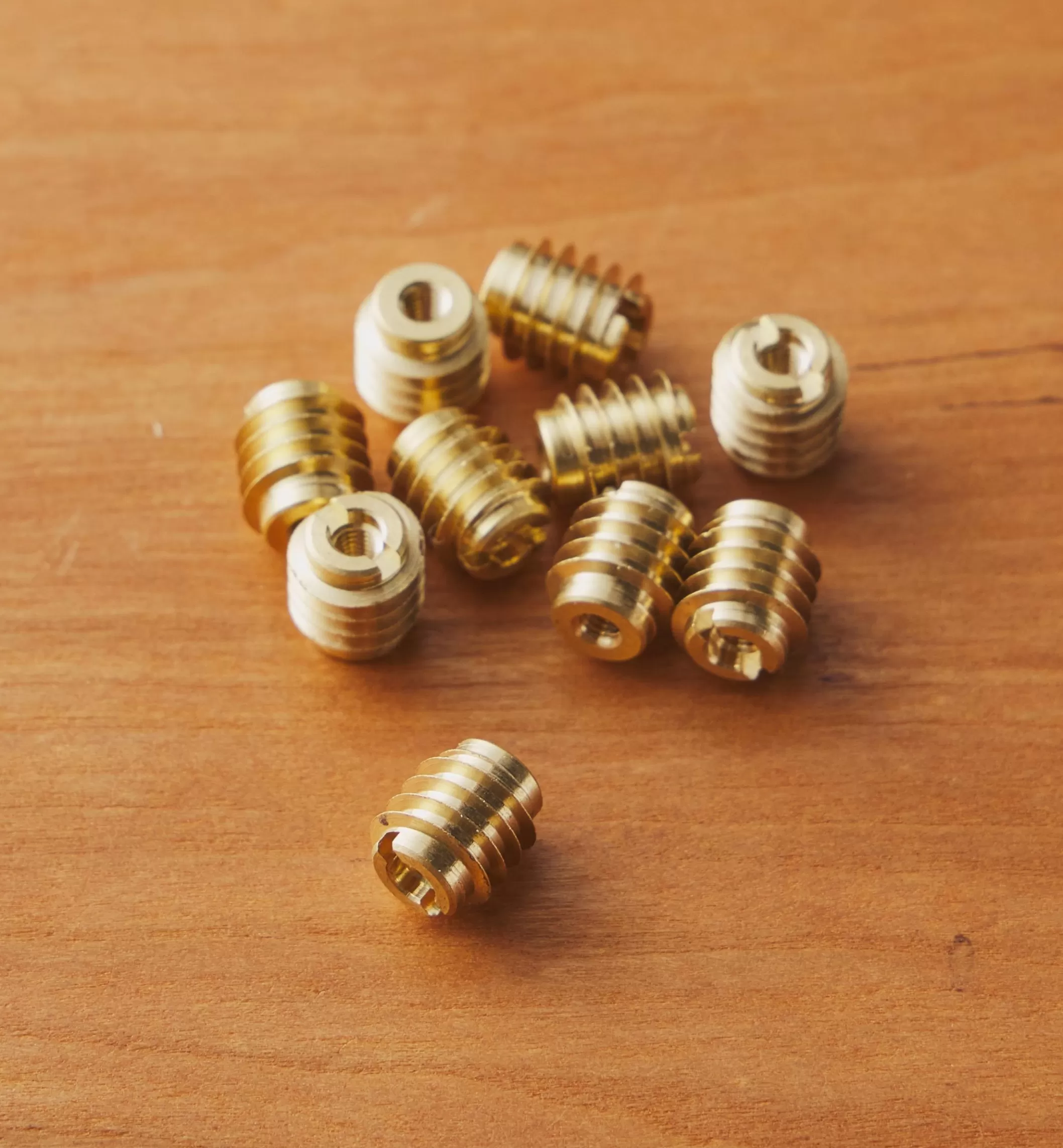 Cheap Lee Valley M3-0.5 Brass Knife-Edge Insert Nuts