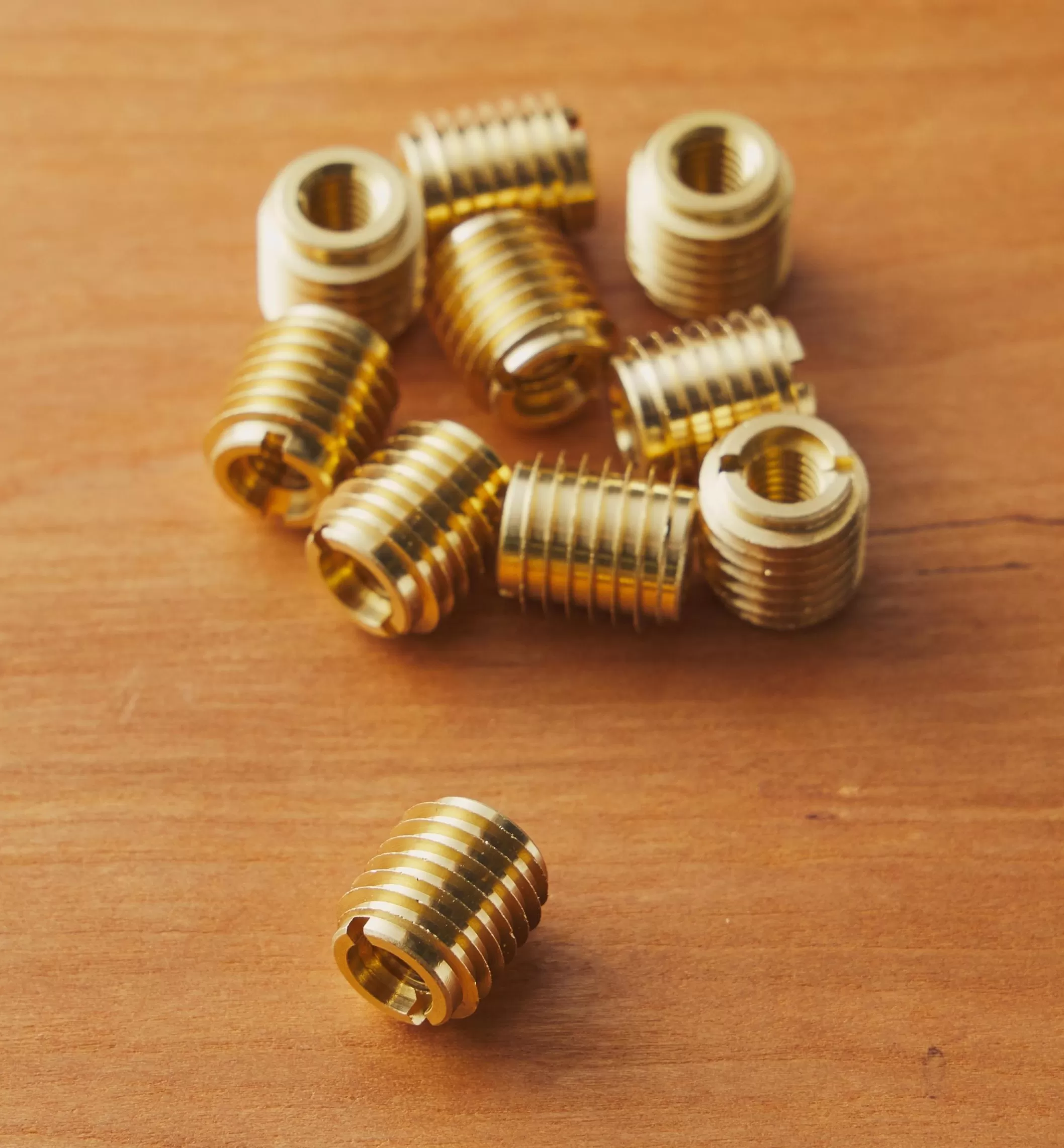 Cheap Lee Valley M6-1.0 Brass Knife-Edge Insert Nuts
