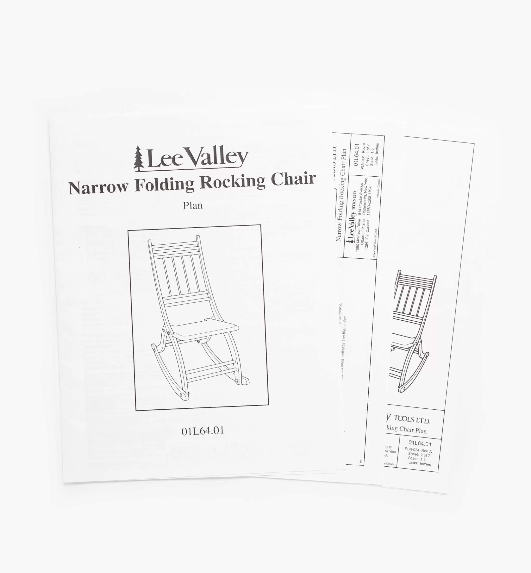 Clearance Lee Valley Narrow Folding Rocking Chair Plan