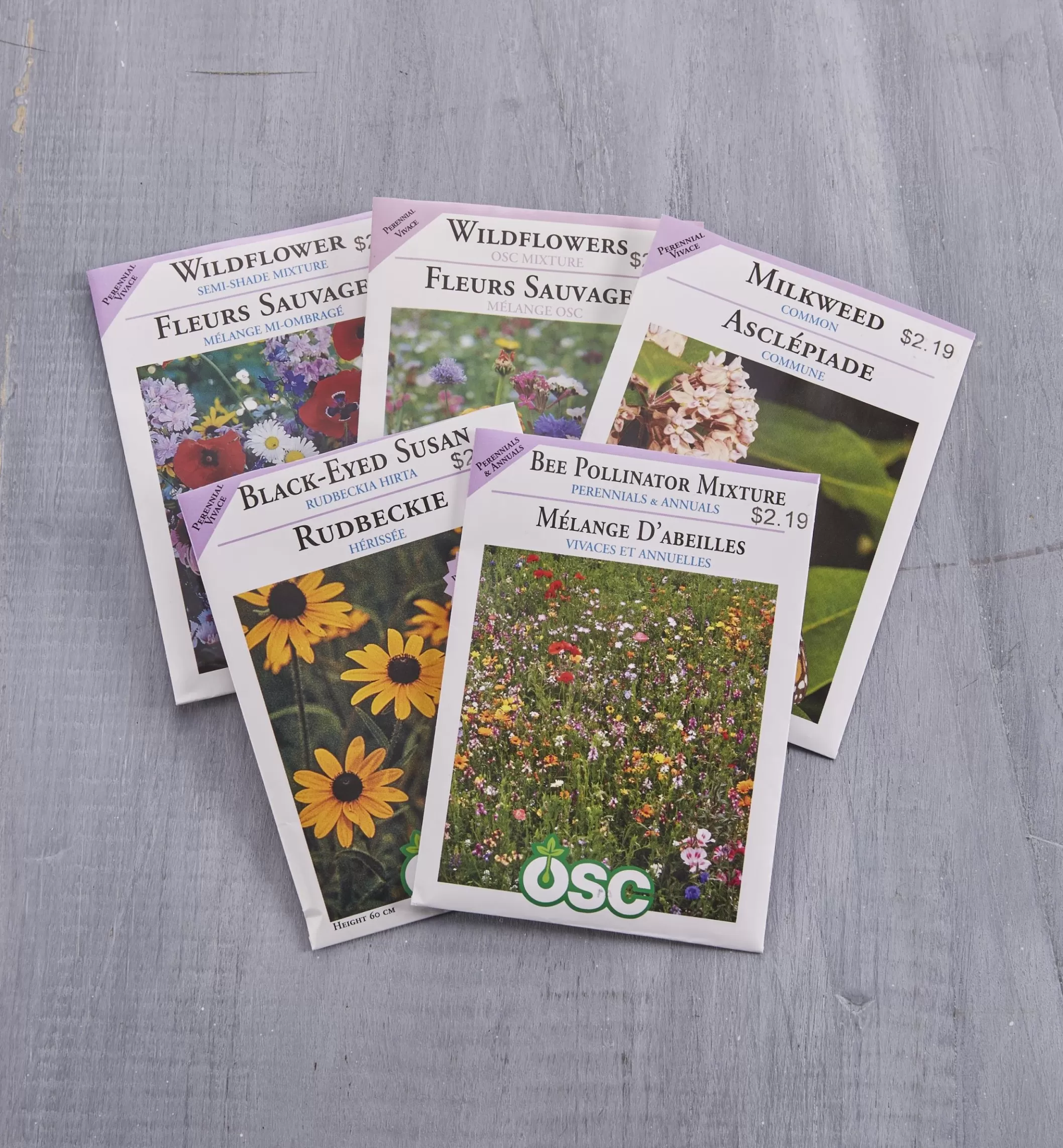 Flash Sale Lee Valley OSC Flower Seed Packets