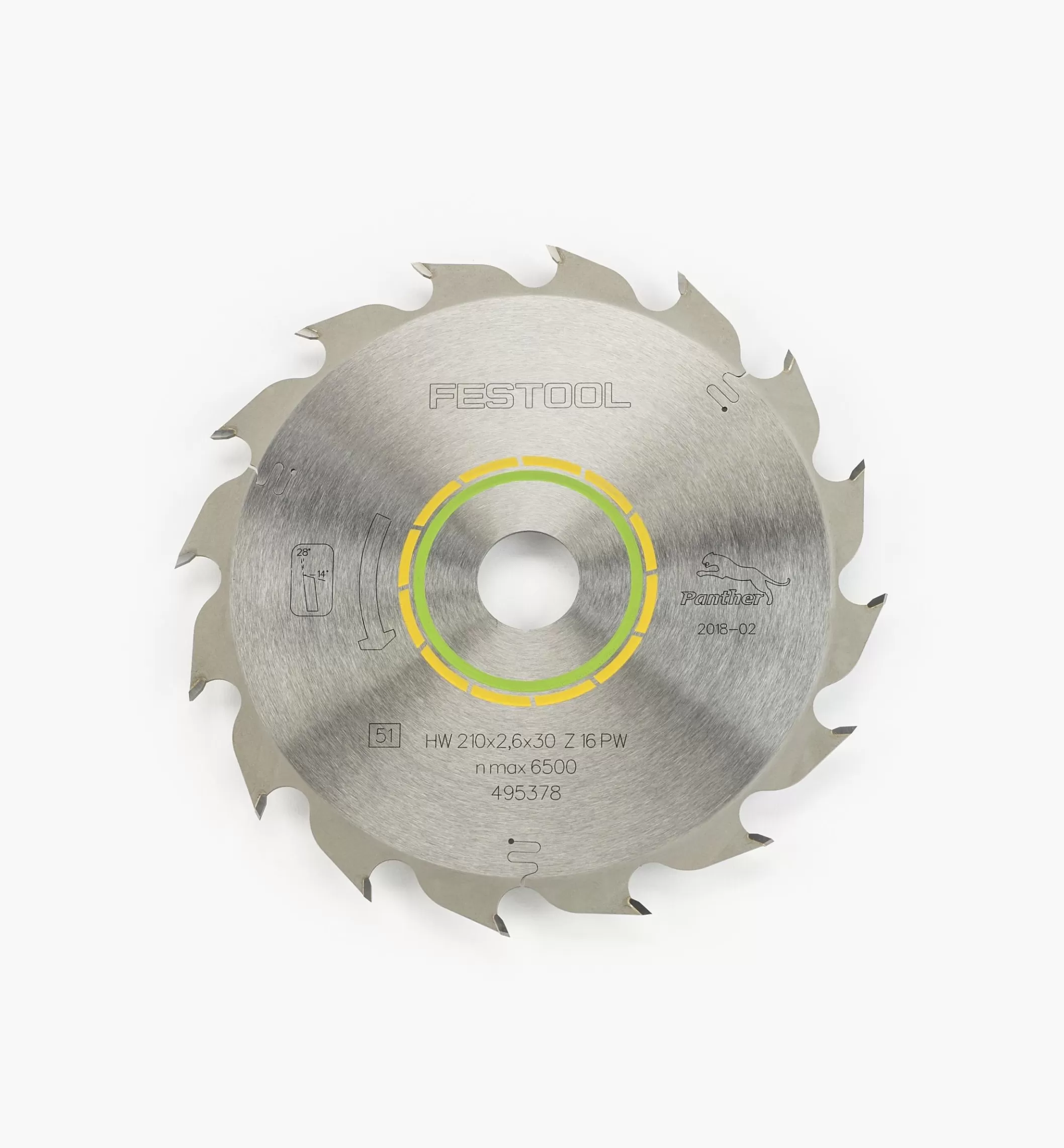 Clearance Lee Valley Panther Blade For Festool TS 75 EQ Plunge-Cut Circular Saw