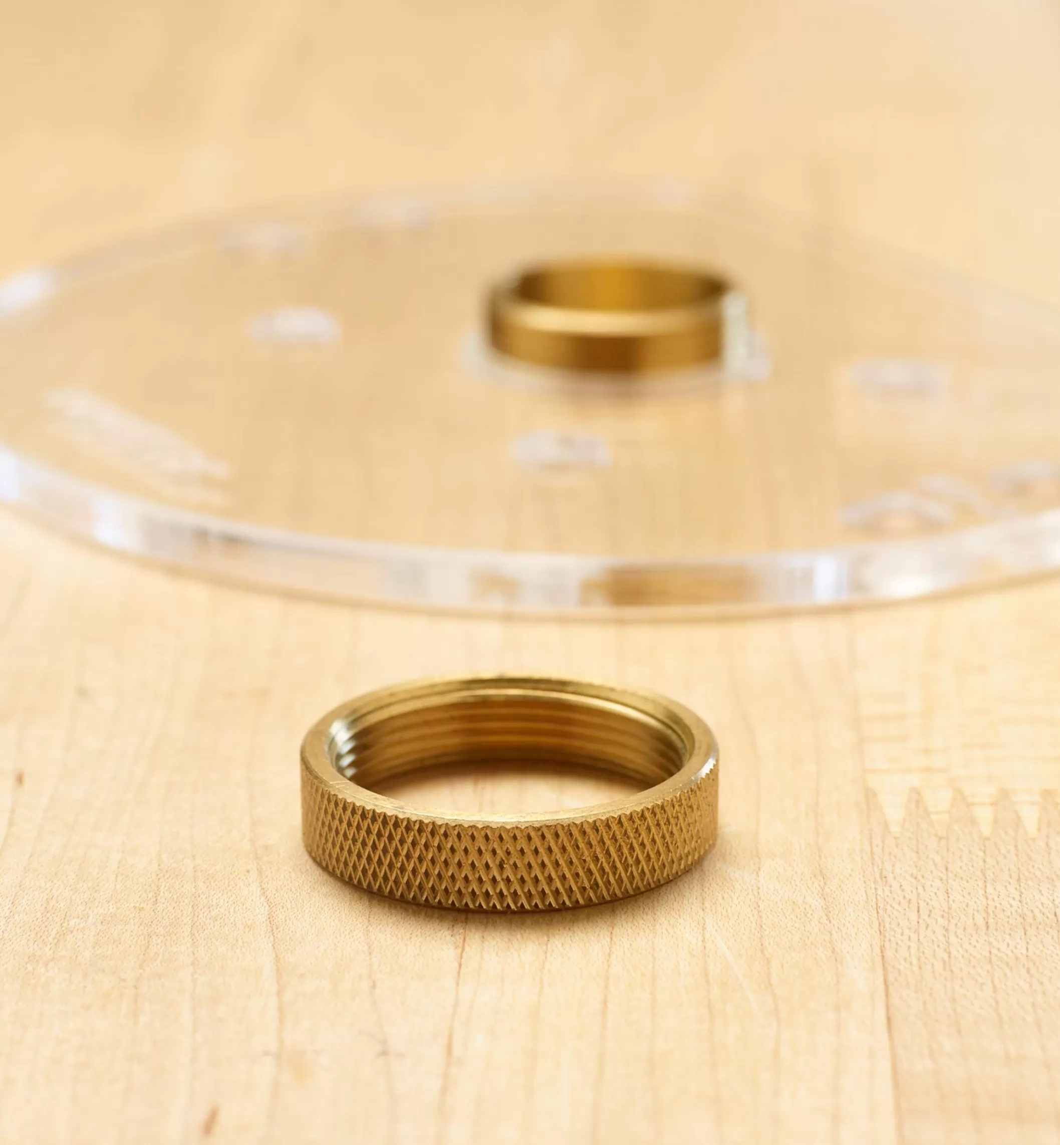 Fashion Lee Valley Ring Nut For Veritas Compact Router Base Plate Template Guides, Inserts & Inlay Bushings