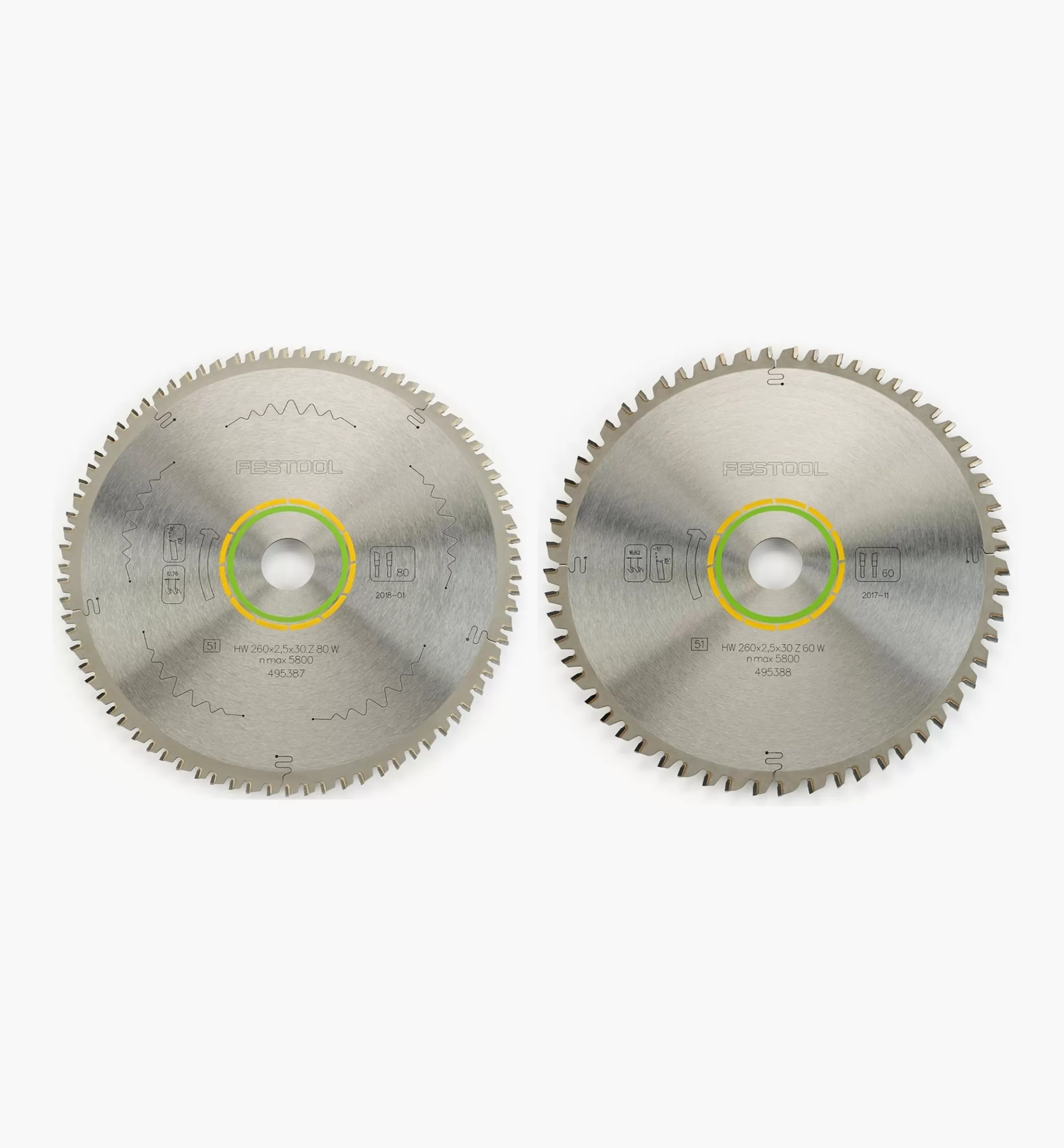 Cheap Lee Valley Set Of 2 Blades For Festool Kapex Sliding Compound Miter Saw