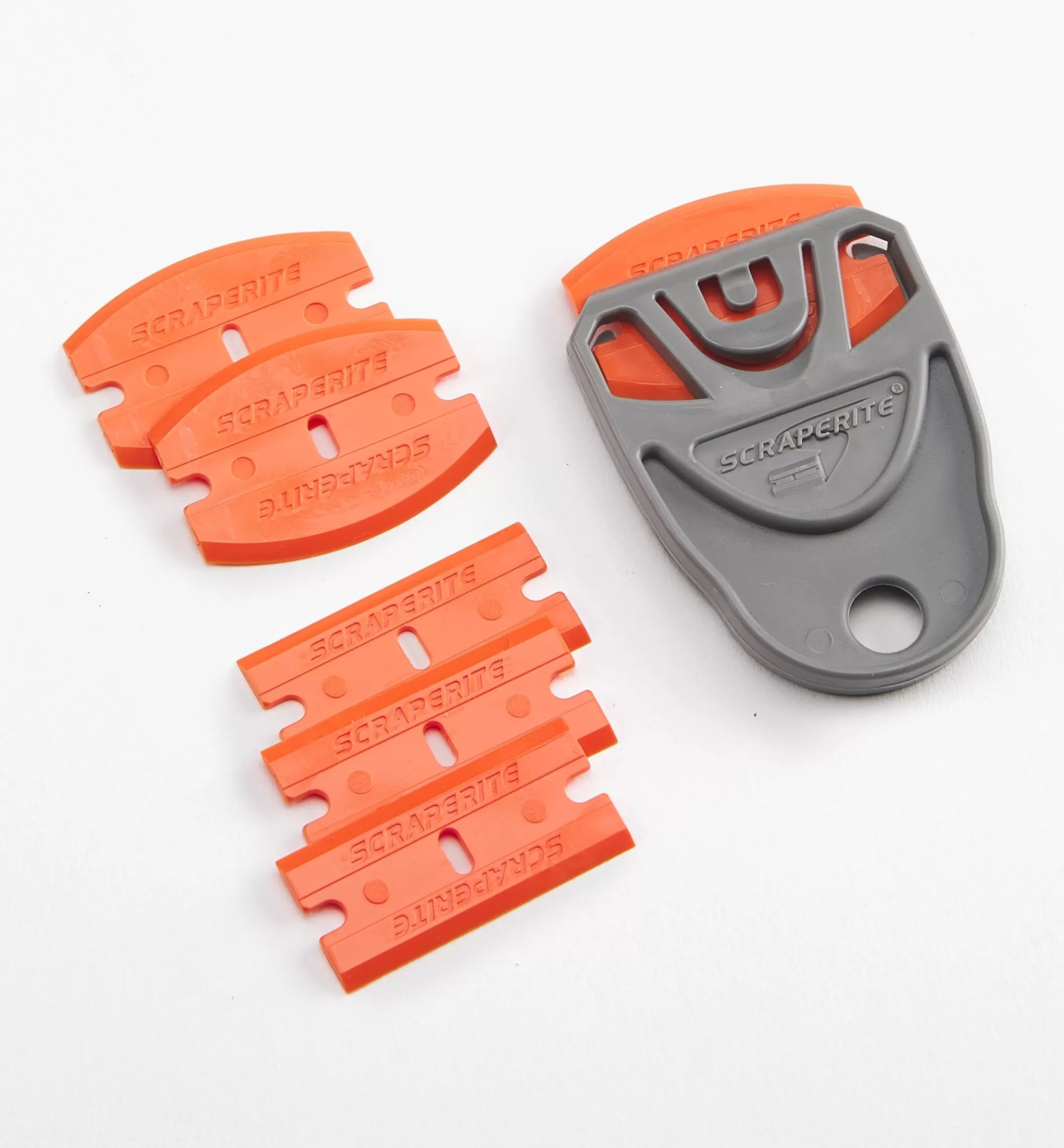 Outlet Lee Valley Small Holder & 6 Orange Plastic Razor Blades