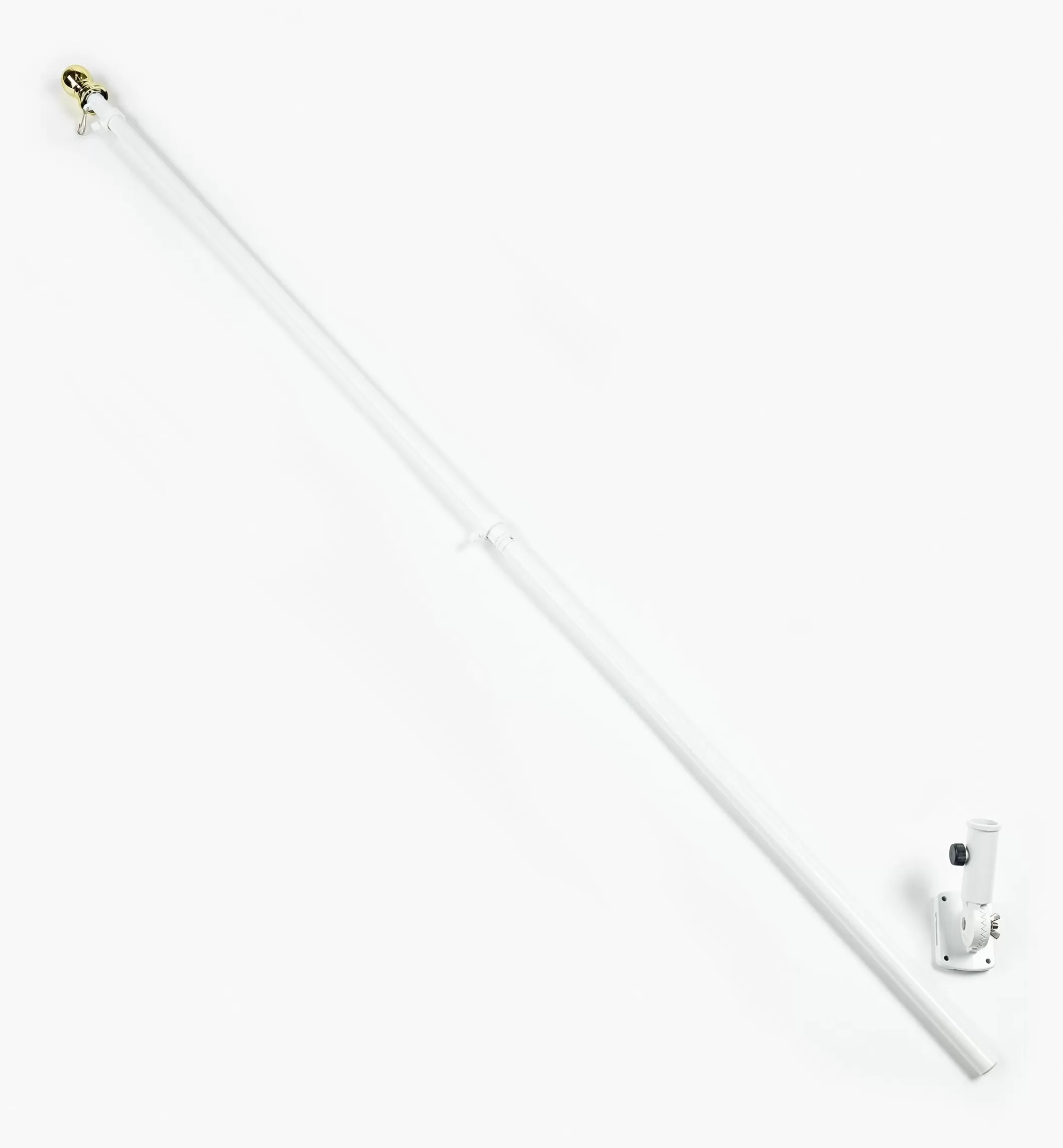 Sale Lee Valley Spinning Flagpole & Adjustable Bracket Set