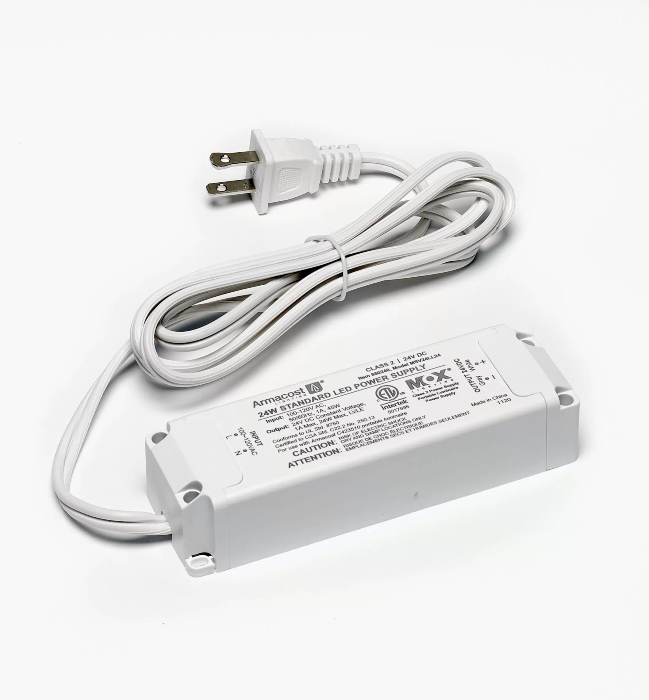 Cheap Lee Valley Standard 24V Indoor Power Supplies For RGB+W LED Lights
