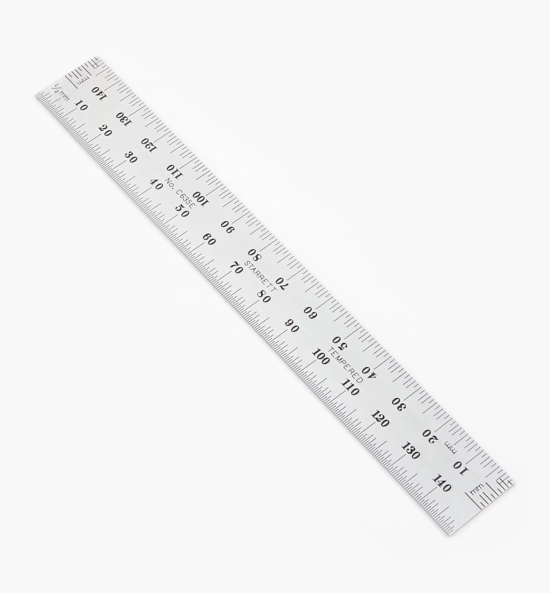 Cheap Lee Valley Starrett Spring-Tempered Precision Rules With End Graduations