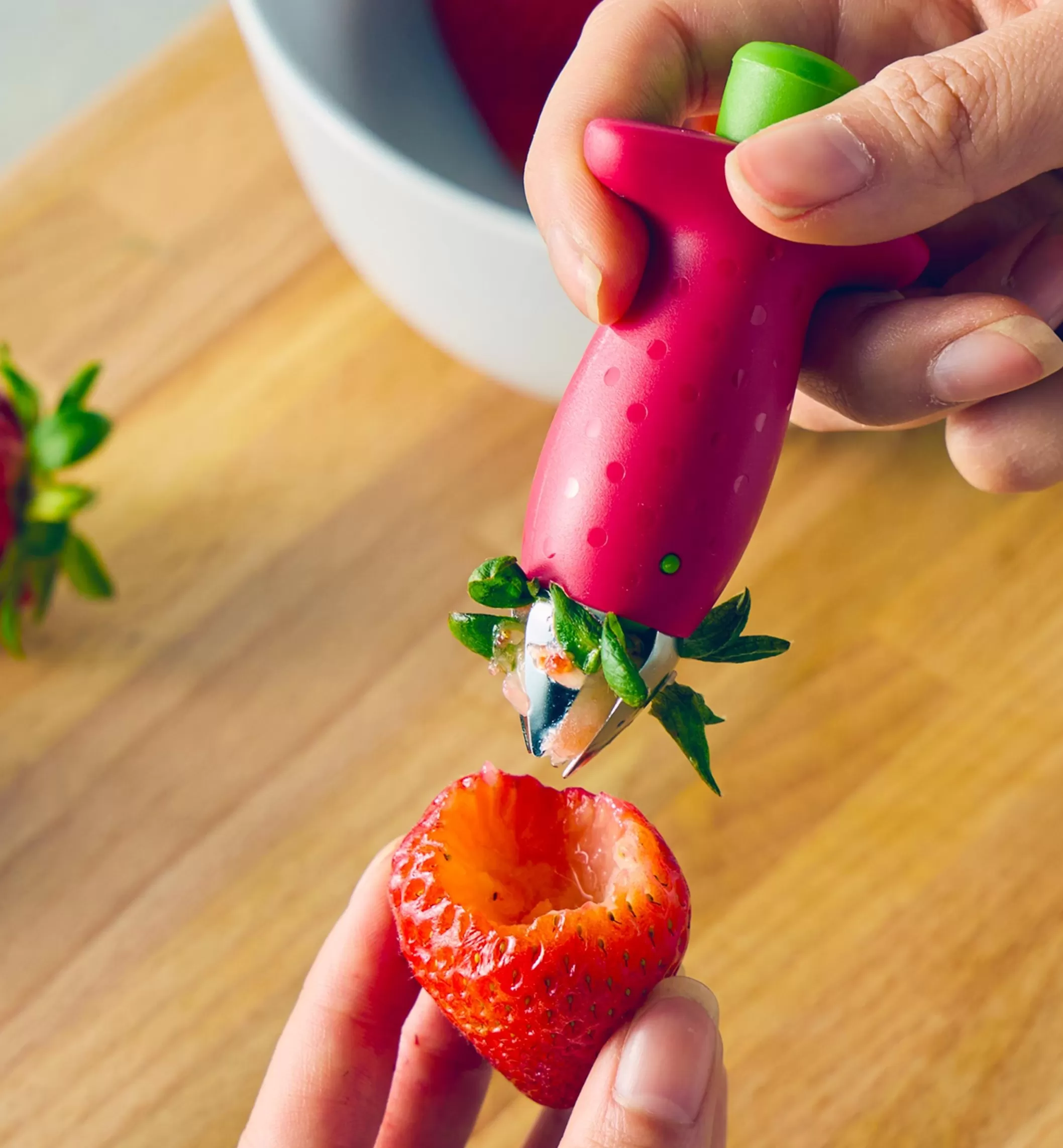 Cheap Lee Valley Strawberry Huller