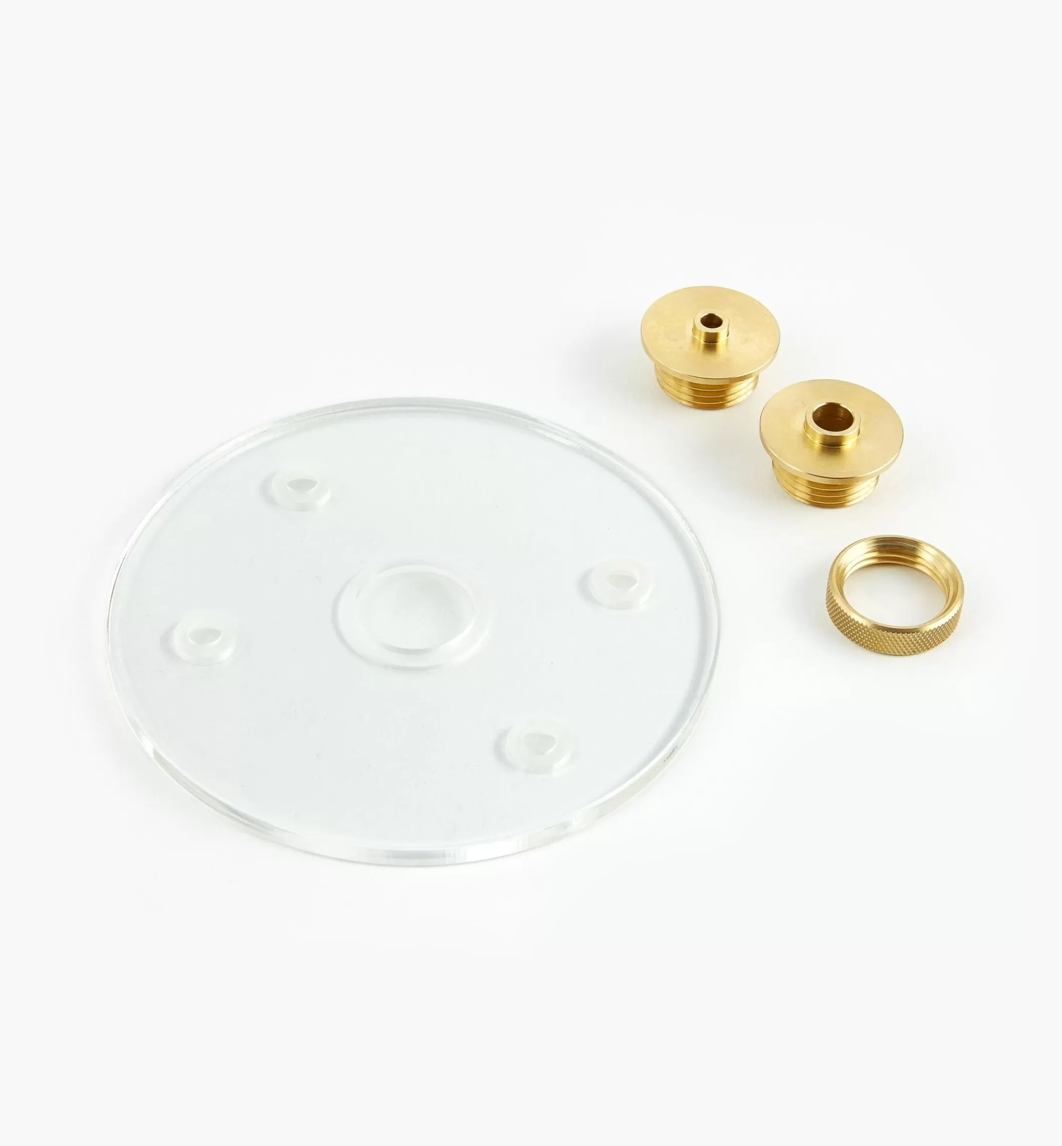 Shop Lee Valley Veritas Template Bushings & Base Plate For Rotary Tool Plunge Base