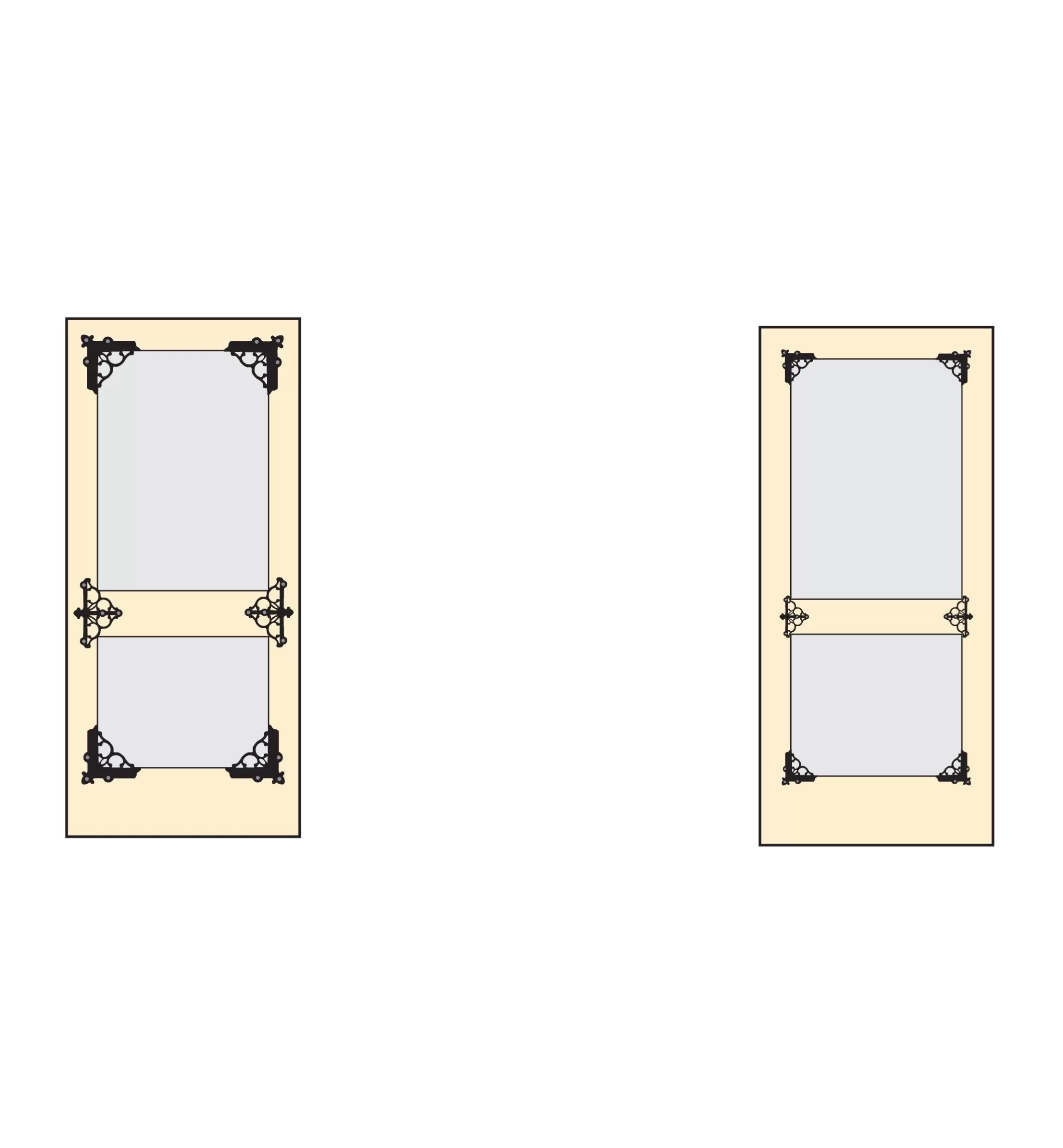Outlet Lee Valley Victorian Screen Door Large Corner Braces